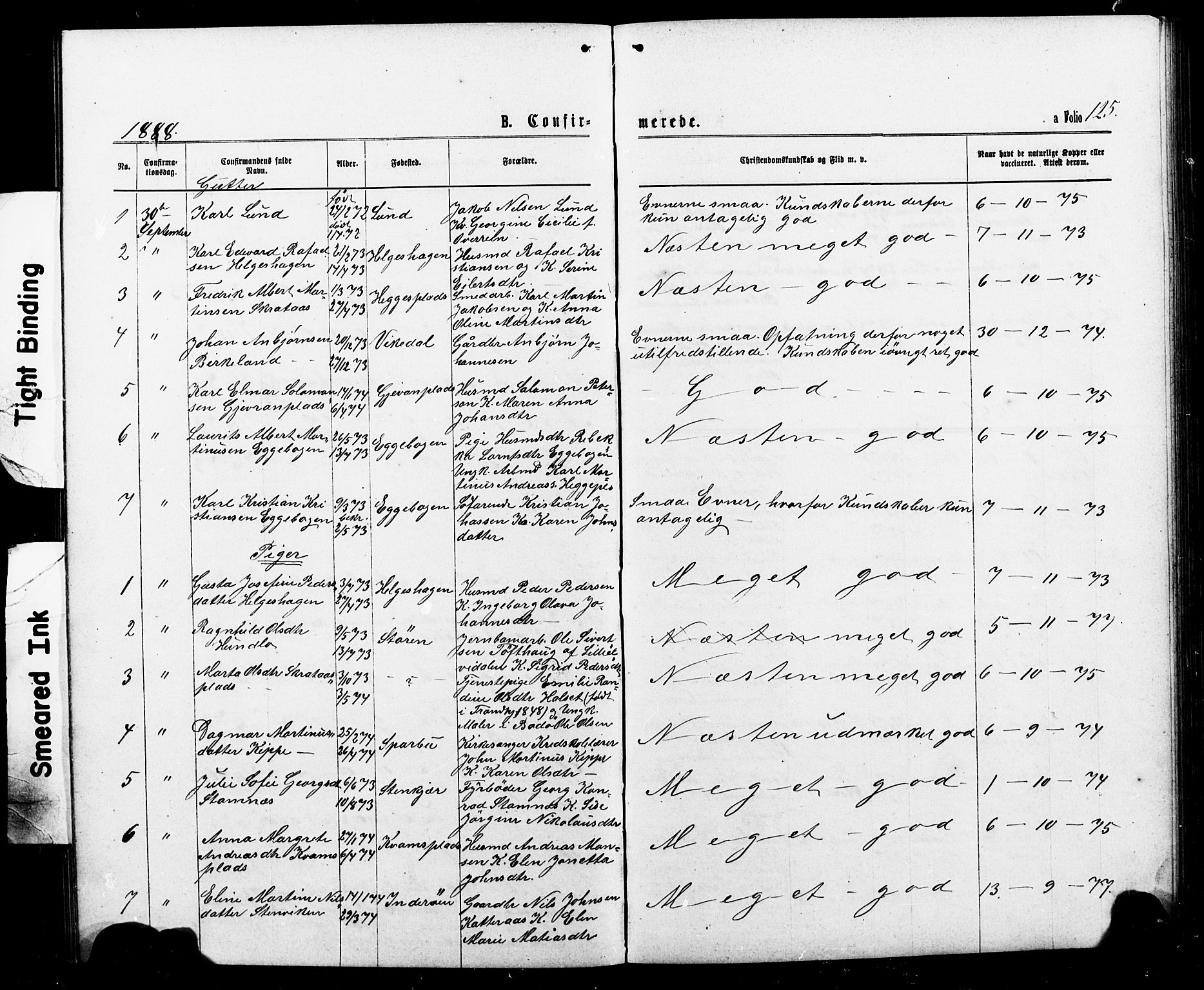 Ministerialprotokoller, klokkerbøker og fødselsregistre - Nord-Trøndelag, AV/SAT-A-1458/740/L0380: Parish register (copy) no. 740C01, 1868-1902, p. 125