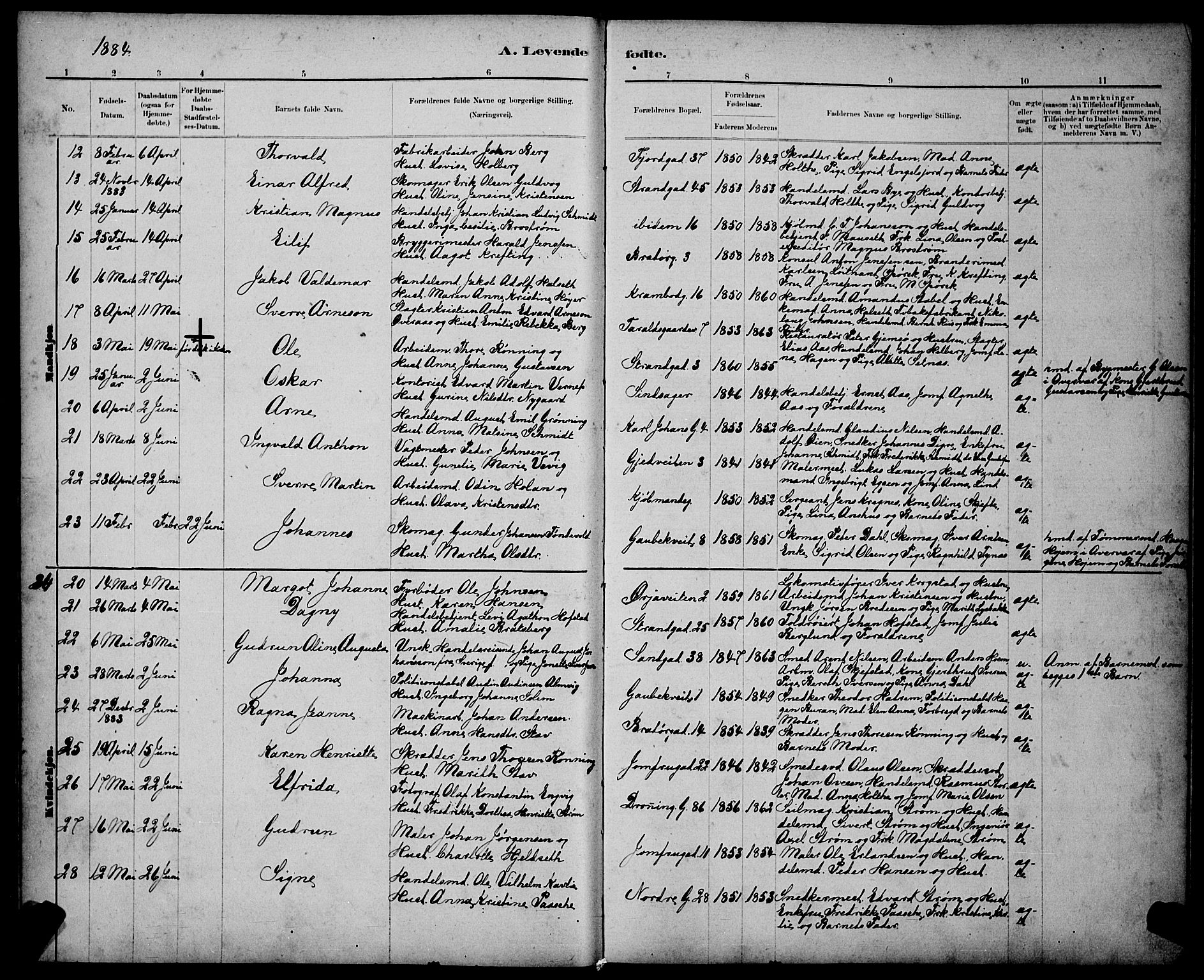 Ministerialprotokoller, klokkerbøker og fødselsregistre - Sør-Trøndelag, AV/SAT-A-1456/602/L0143: Parish register (copy) no. 602C11, 1878-1902