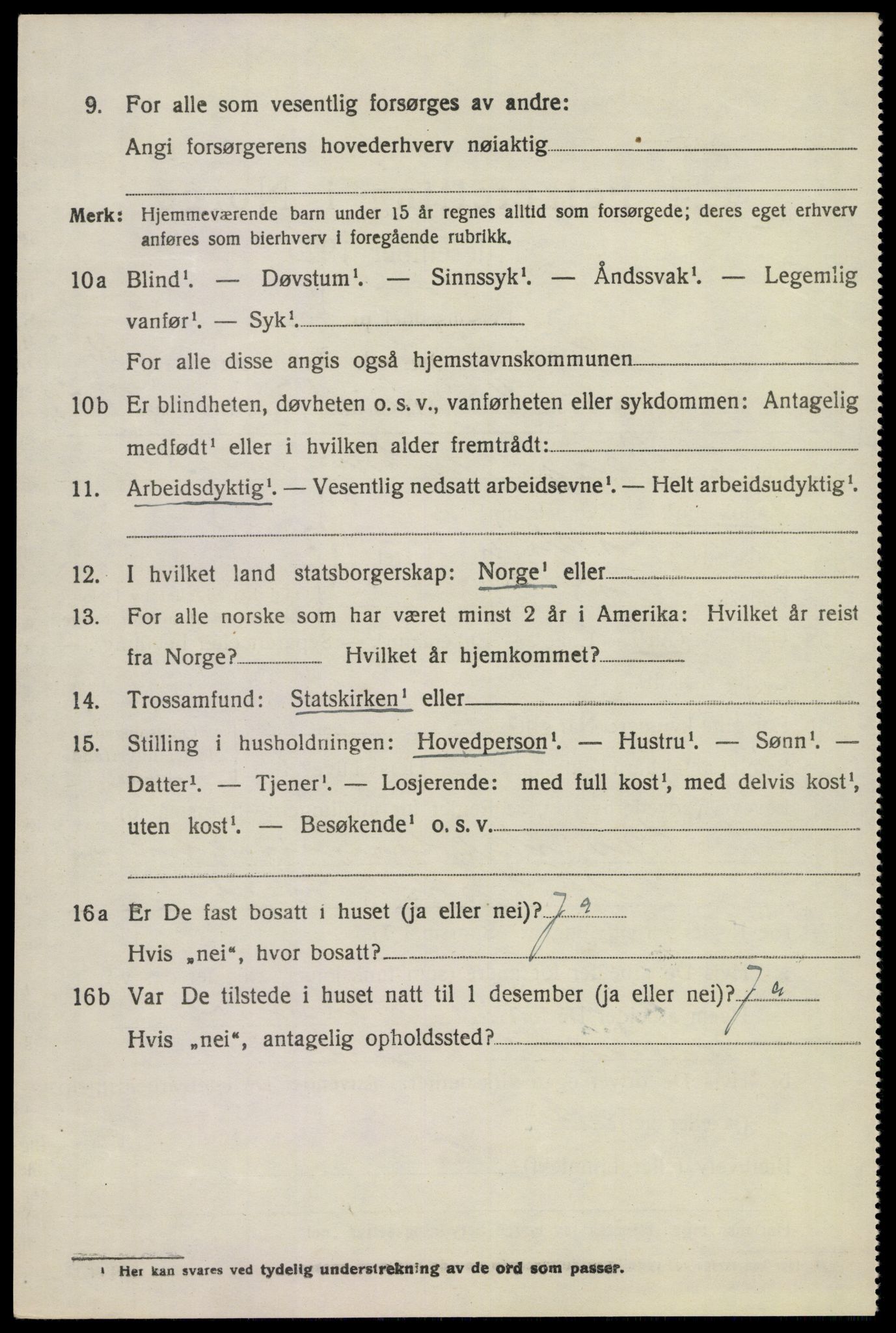 SAKO, 1920 census for Sandeherred, 1920, p. 19841