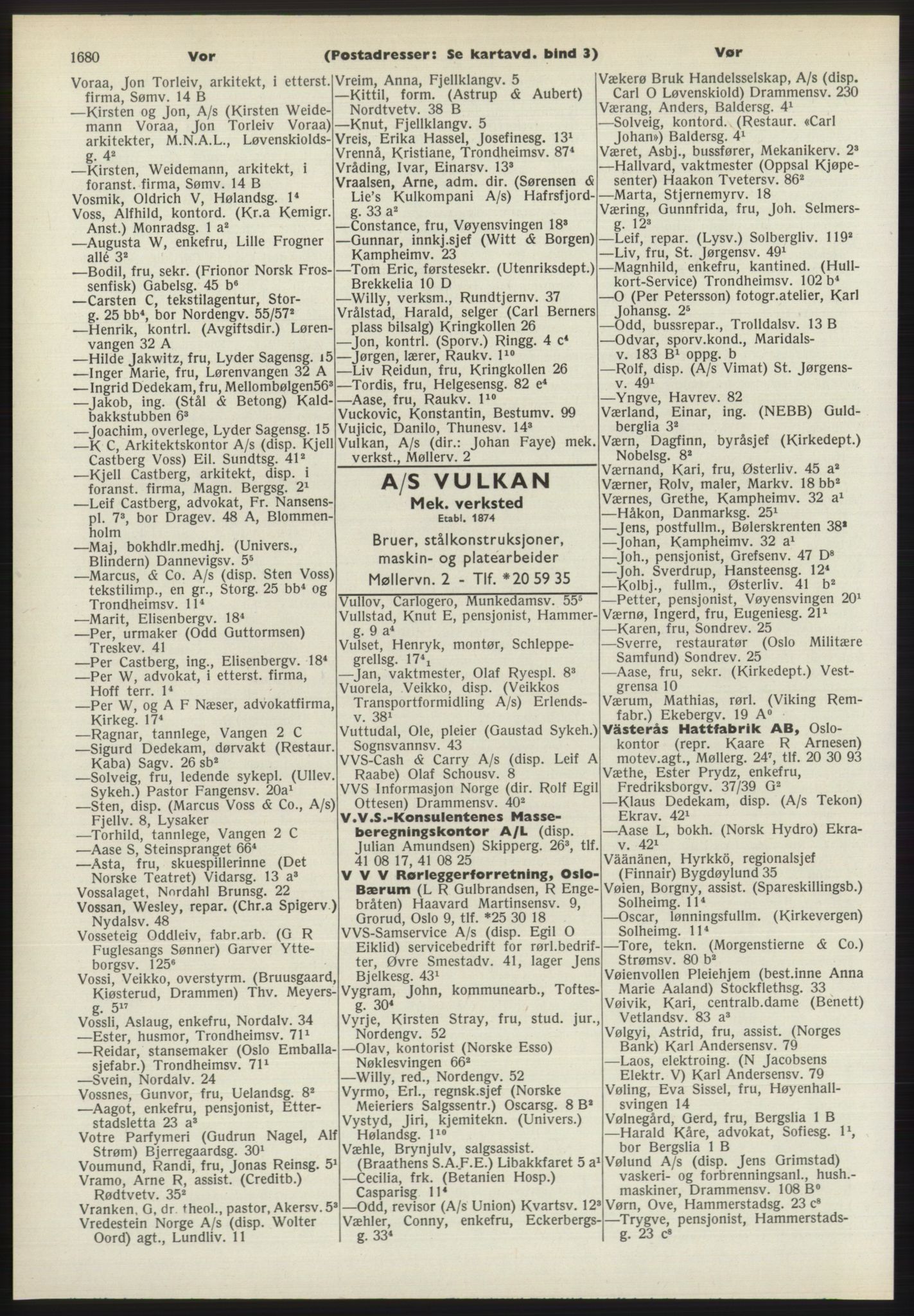 Kristiania/Oslo adressebok, PUBL/-, 1970-1971, p. 1680