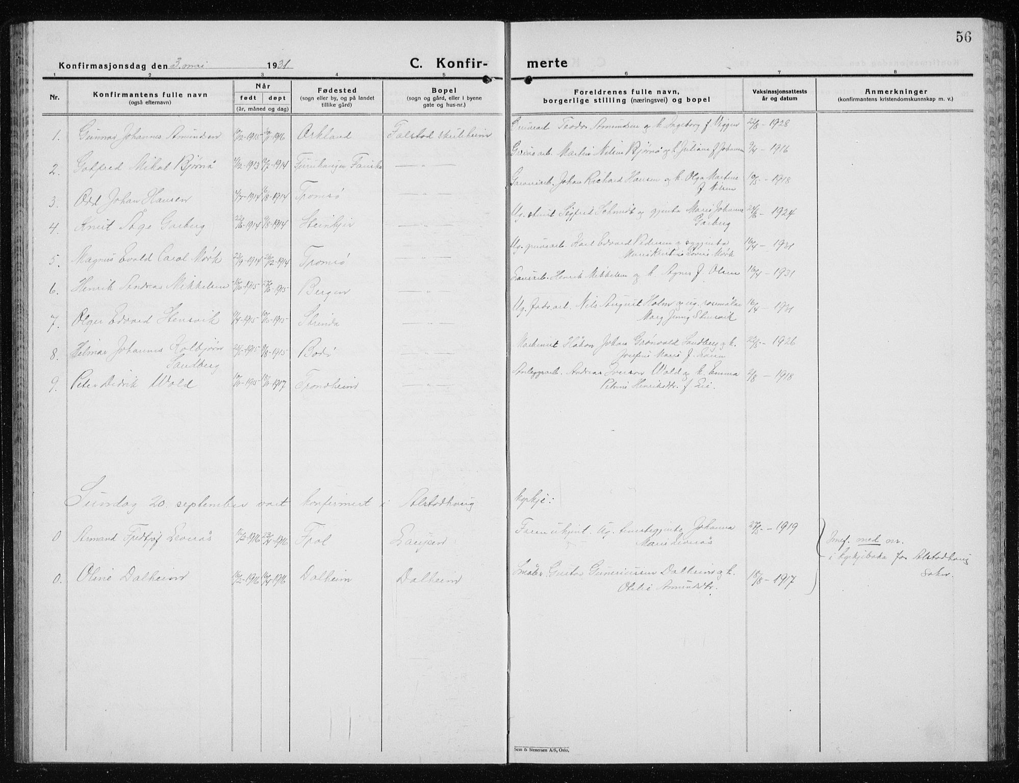 Ministerialprotokoller, klokkerbøker og fødselsregistre - Nord-Trøndelag, SAT/A-1458/719/L0180: Parish register (copy) no. 719C01, 1878-1940, p. 56