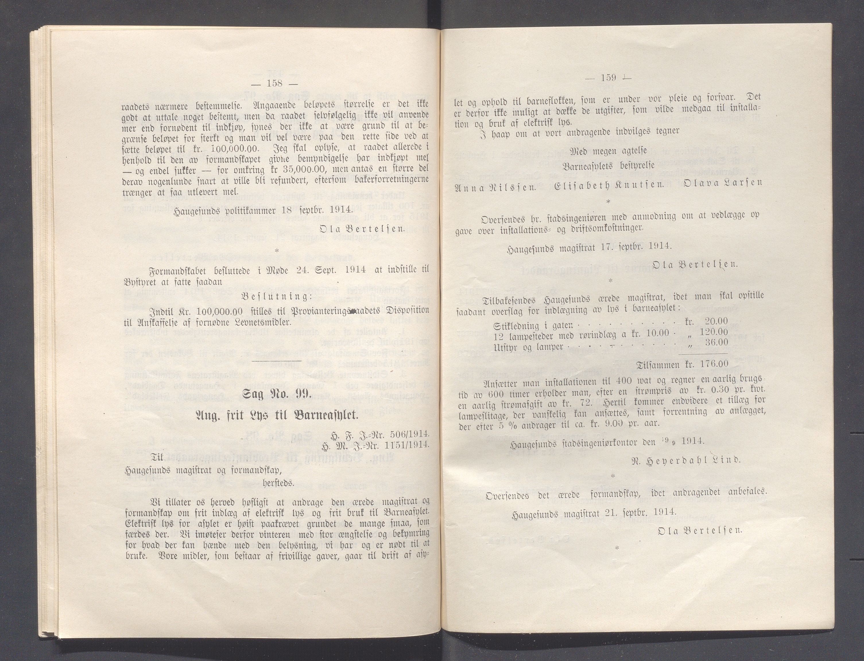 Haugesund kommune - Formannskapet og Bystyret, IKAR/A-740/A/Abb/L0002: Bystyreforhandlinger, 1908-1917, p. 539