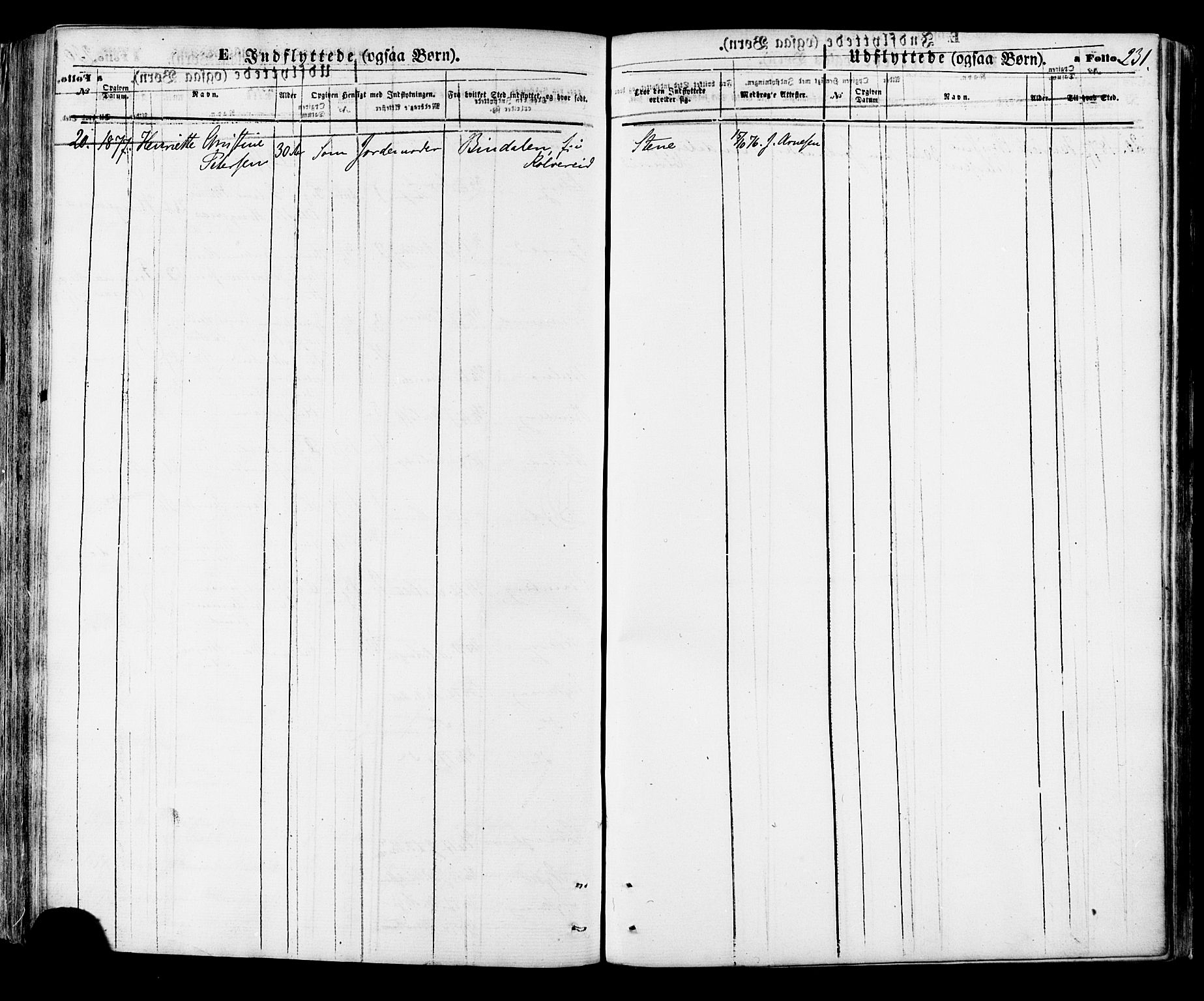 Ministerialprotokoller, klokkerbøker og fødselsregistre - Nordland, AV/SAT-A-1459/891/L1301: Parish register (official) no. 891A06, 1870-1878, p. 231