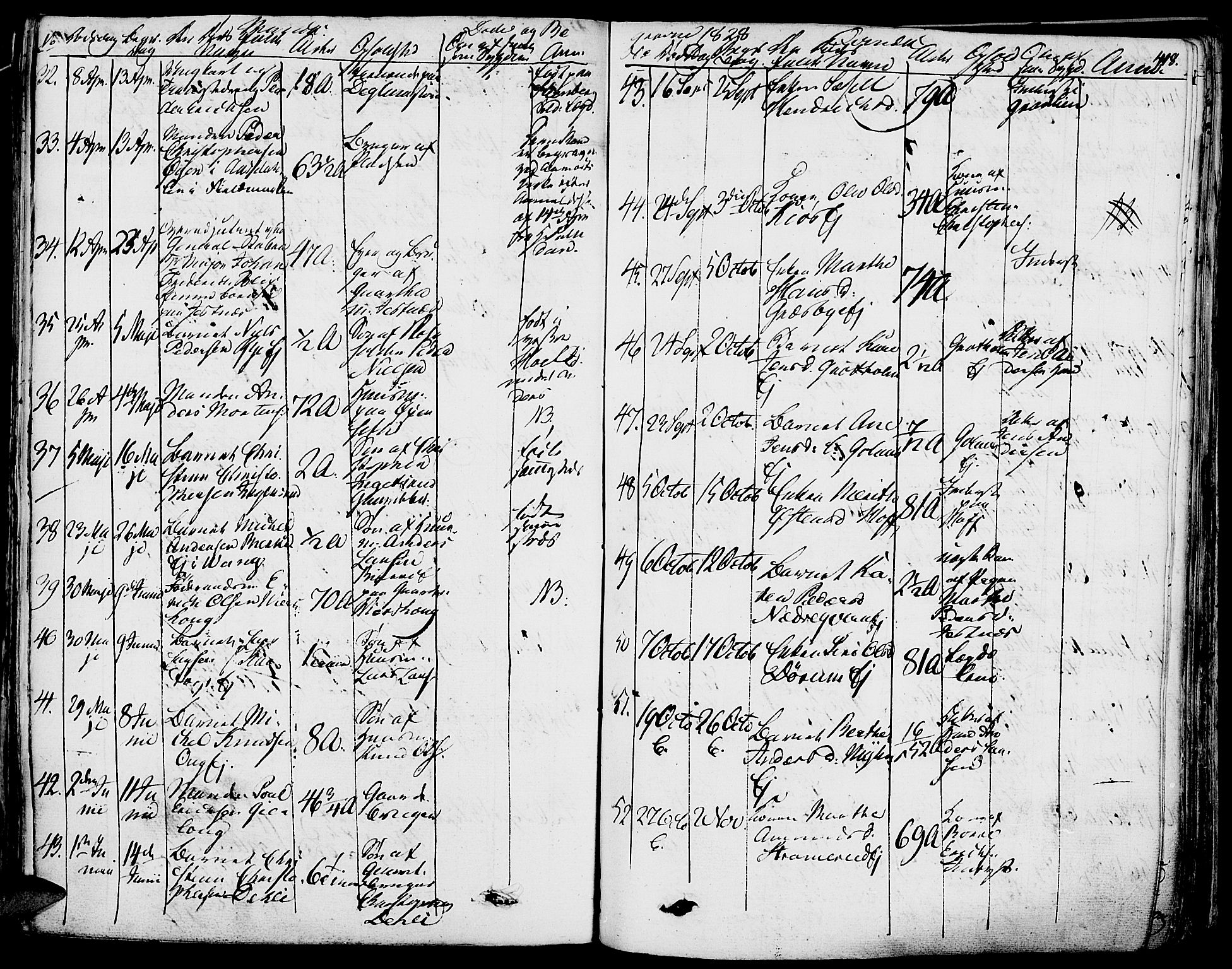 Vang prestekontor, Hedmark, SAH/PREST-008/H/Ha/Haa/L0009: Parish register (official) no. 9, 1826-1841, p. 418