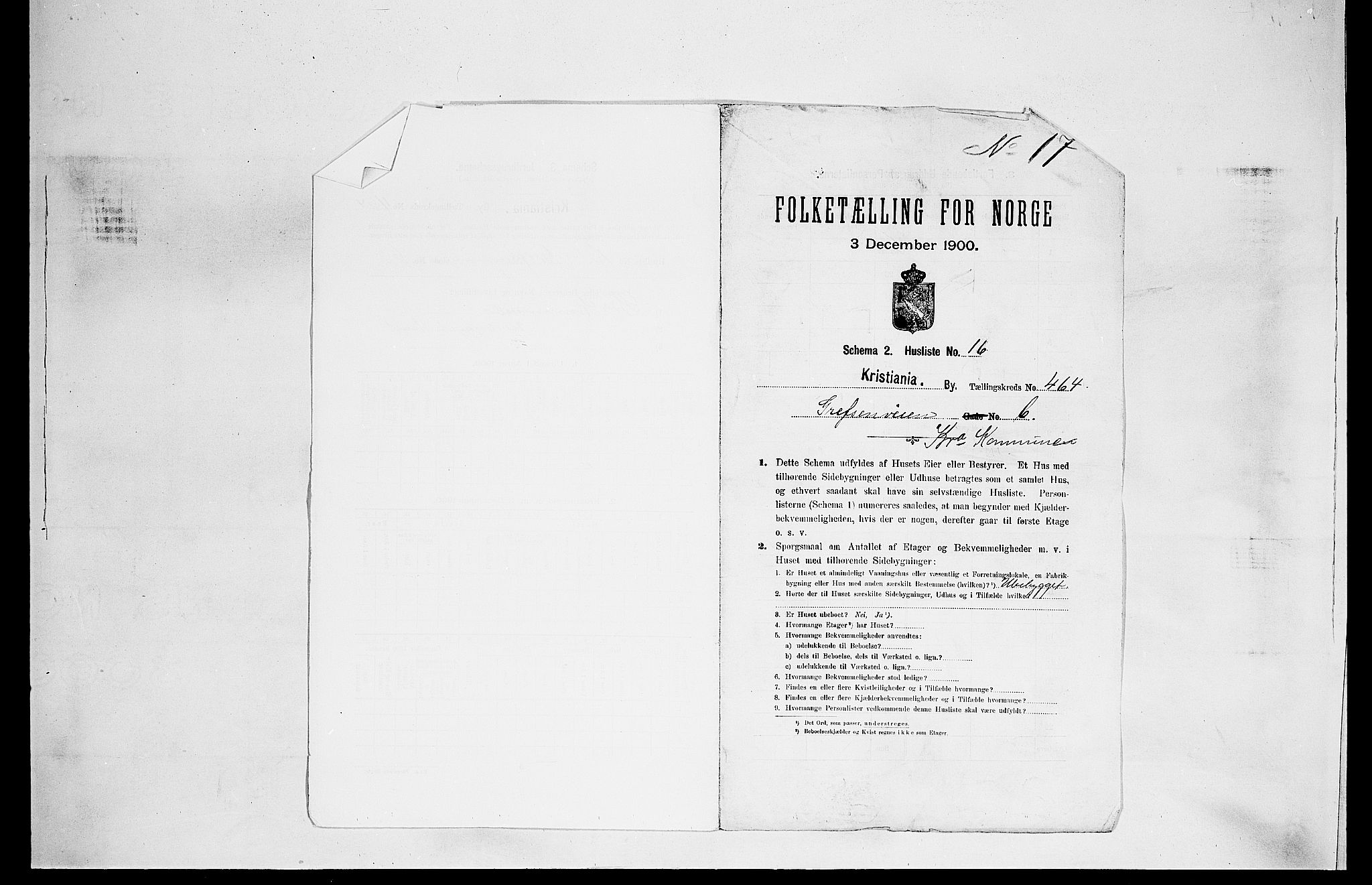 SAO, 1900 census for Kristiania, 1900, p. 27795