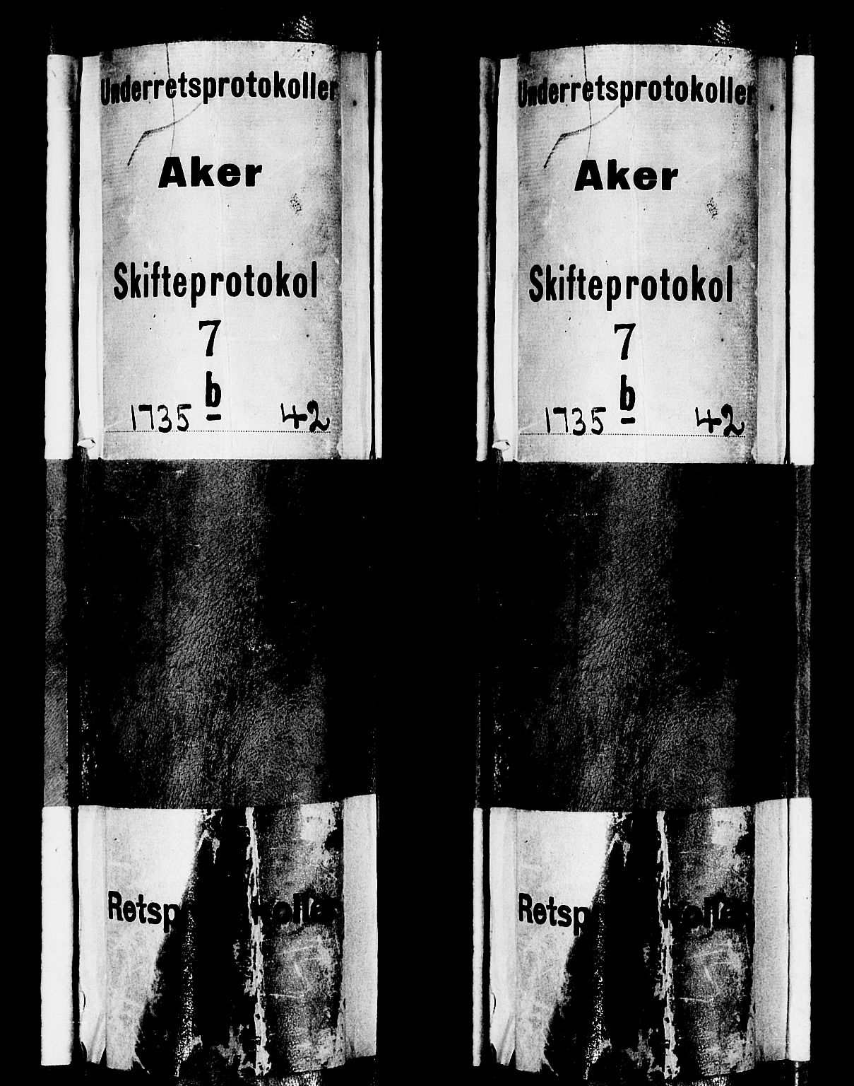 Aker sorenskriveri, SAO/A-10895/H/Hb/L0007b: Skifteprotokoll, 1735-1743