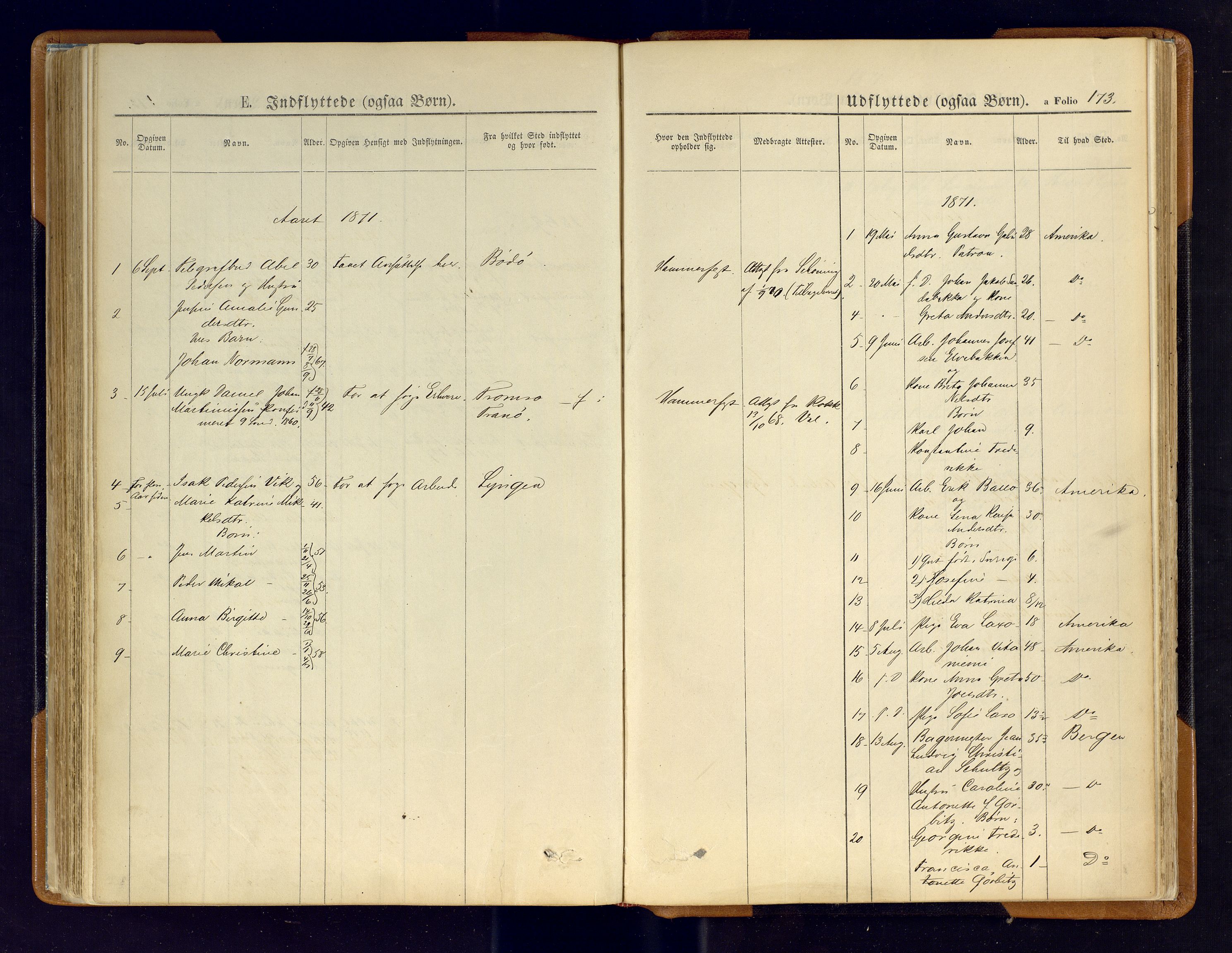 Hammerfest sokneprestkontor, AV/SATØ-S-1347/H/Ha/L0006.kirke: Parish register (official) no. 6, 1869-1877, p. 173