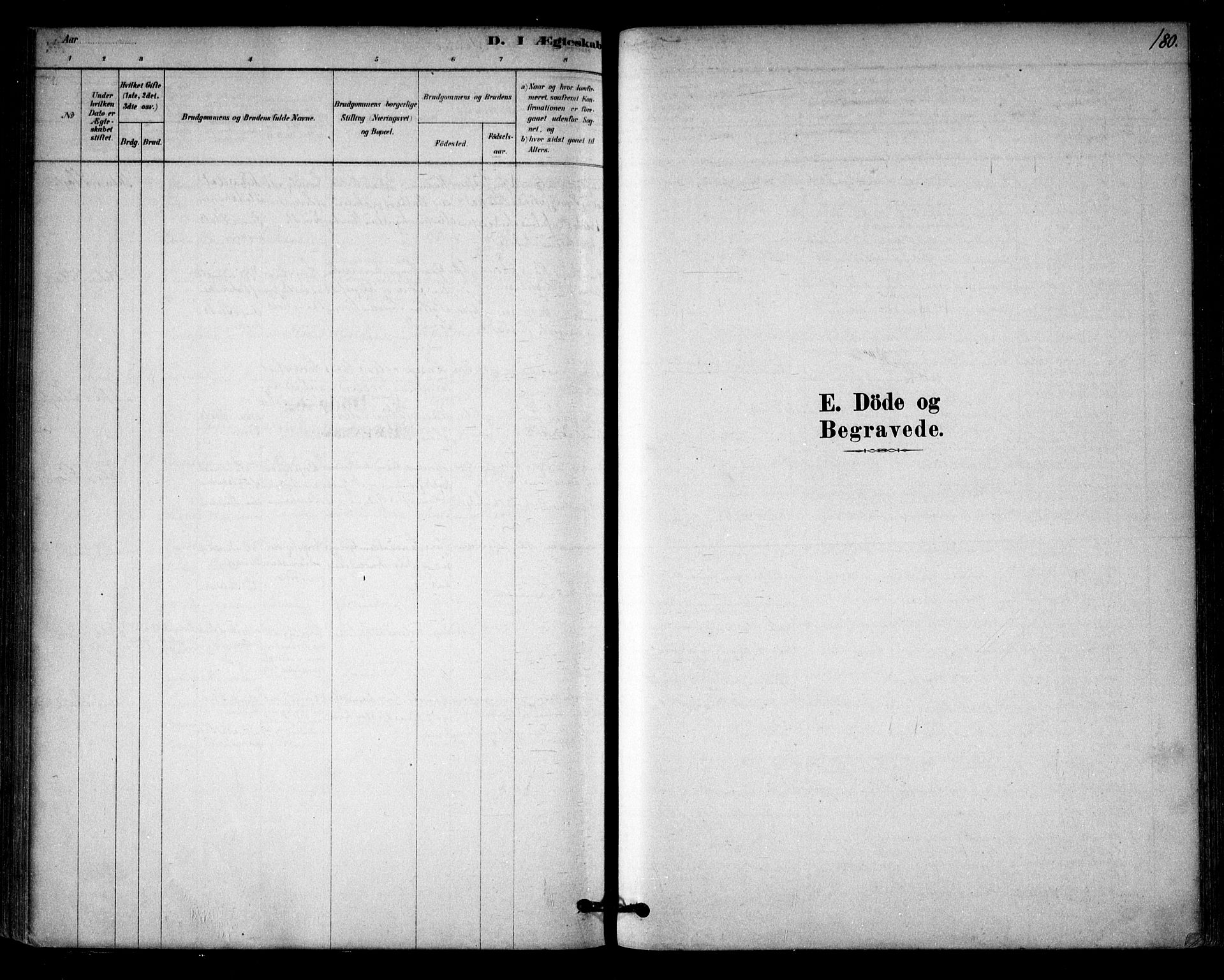 Vestby prestekontor Kirkebøker, SAO/A-10893/F/Fb/L0001: Parish register (official) no. II 1, 1878-1903, p. 180