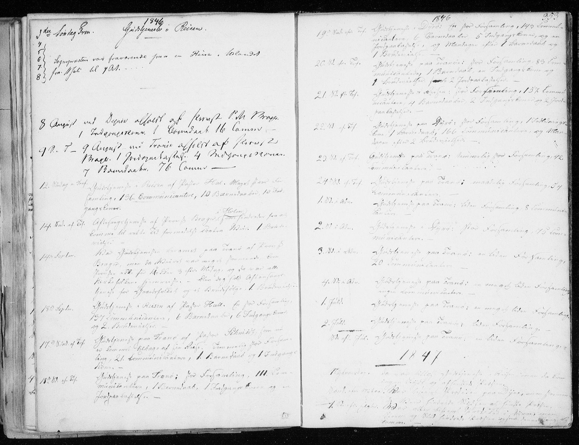 Tranøy sokneprestkontor, SATØ/S-1313/I/Ia/Iaa/L0006kirke: Parish register (official) no. 6, 1844-1855, p. 353