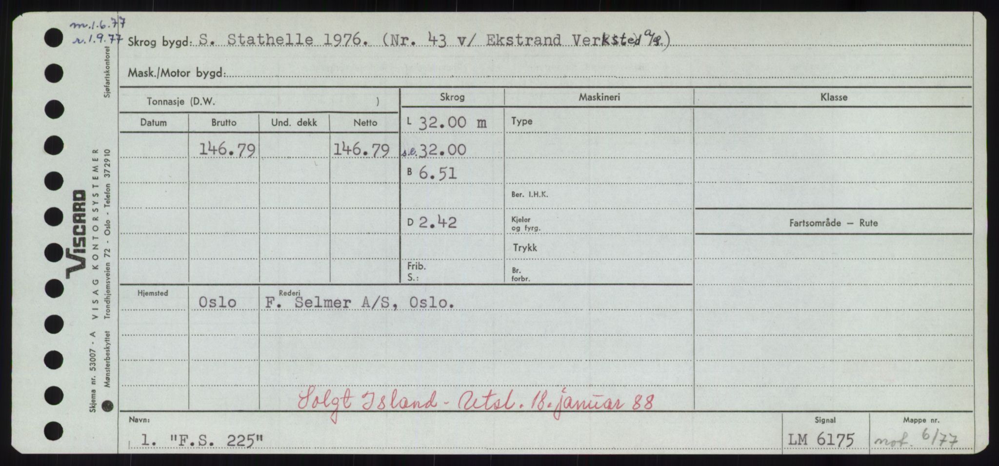 Sjøfartsdirektoratet med forløpere, Skipsmålingen, RA/S-1627/H/Hd/L0010: Fartøy, F-Fjø, p. 15