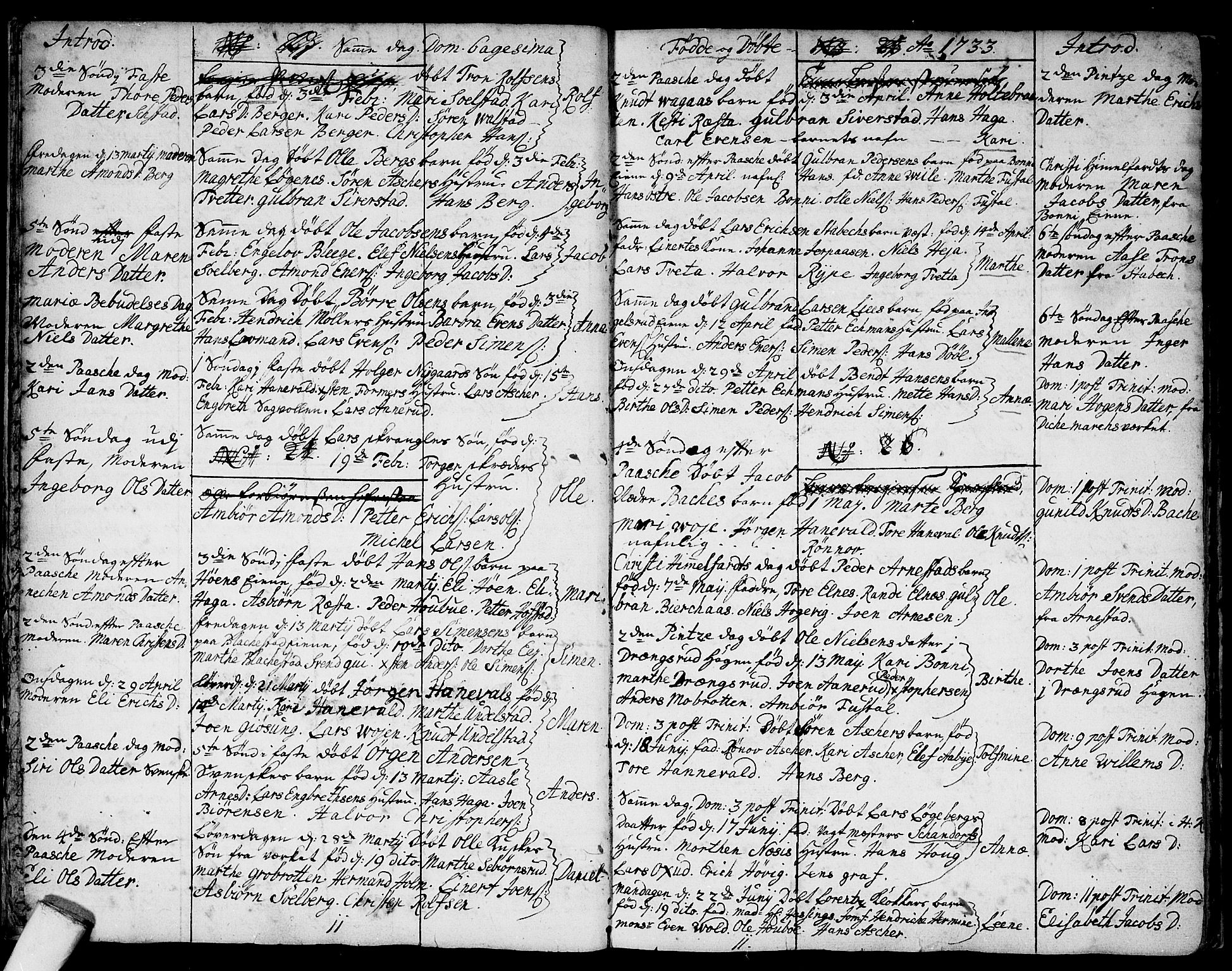 Asker prestekontor Kirkebøker, AV/SAO-A-10256a/F/Fa/L0001: Parish register (official) no. I 1, 1726-1744, p. 9