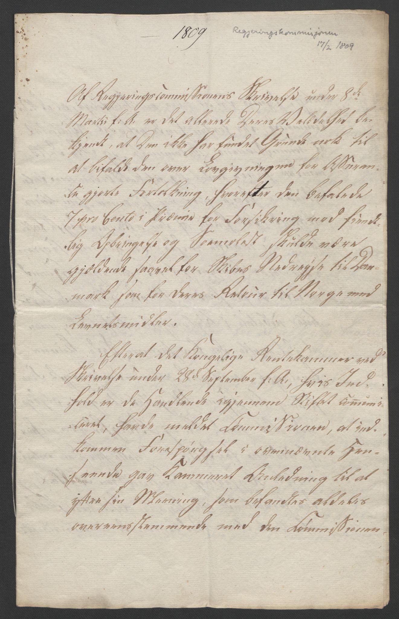 Faye, Andreas, AV/RA-PA-0015/F/Fh/L0026/0001: -- / Smaa-bidrag til Norges historie i det 19de aarhundrede. Særlig brev til J. Aall 1808-1810 og 1815. Endel pakker in folio, p. 94