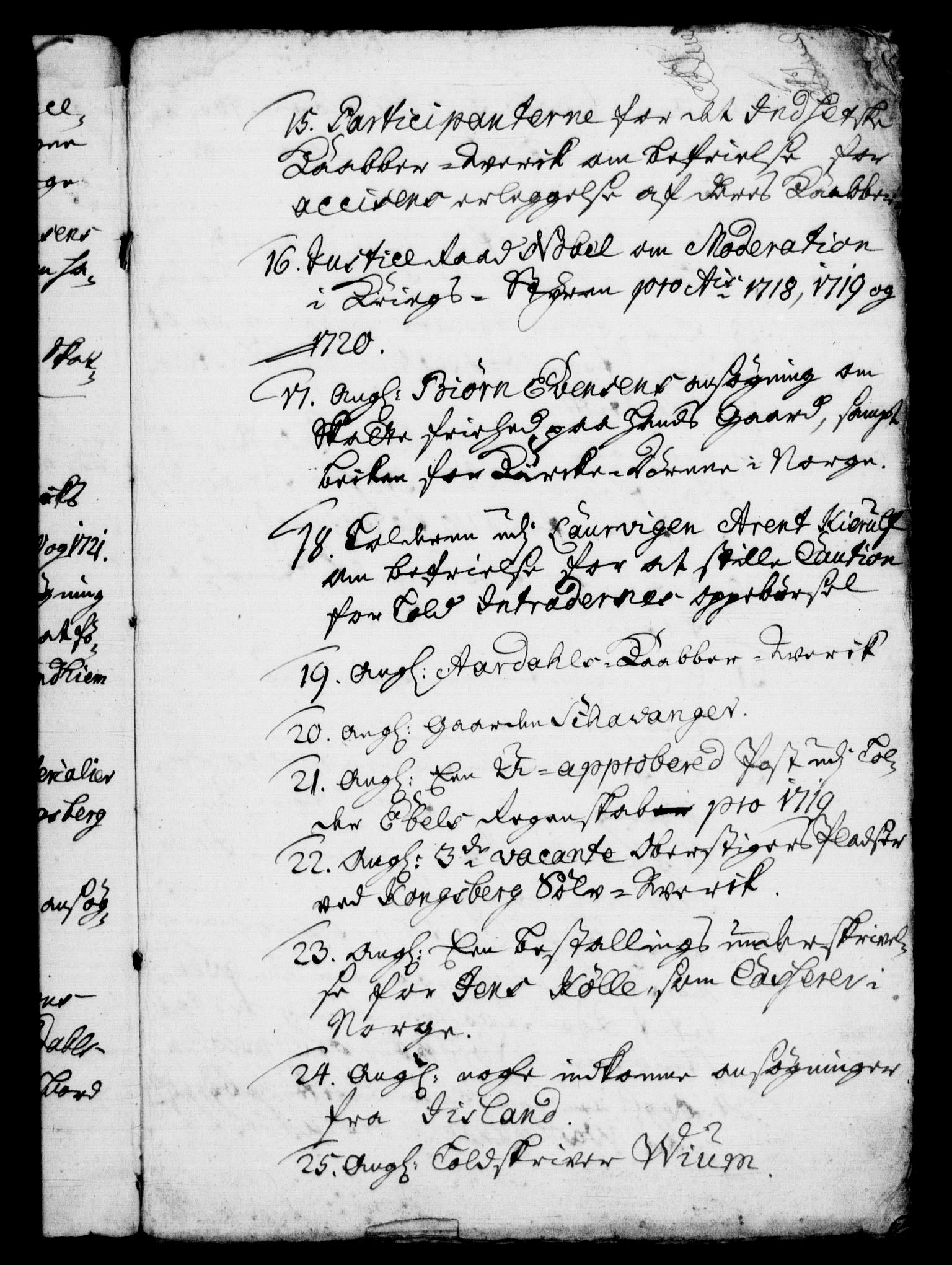 Rentekammeret, Kammerkanselliet, AV/RA-EA-3111/G/Gf/Gfb/L0001: Register til norske relasjons- og resolusjonsprotokoller (merket RK 52.96), 1720-1749, p. 265