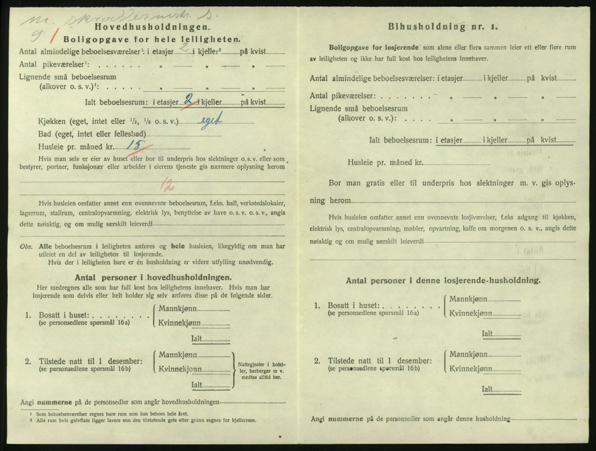 SAKO, 1920 census for Larvik, 1920, p. 3419