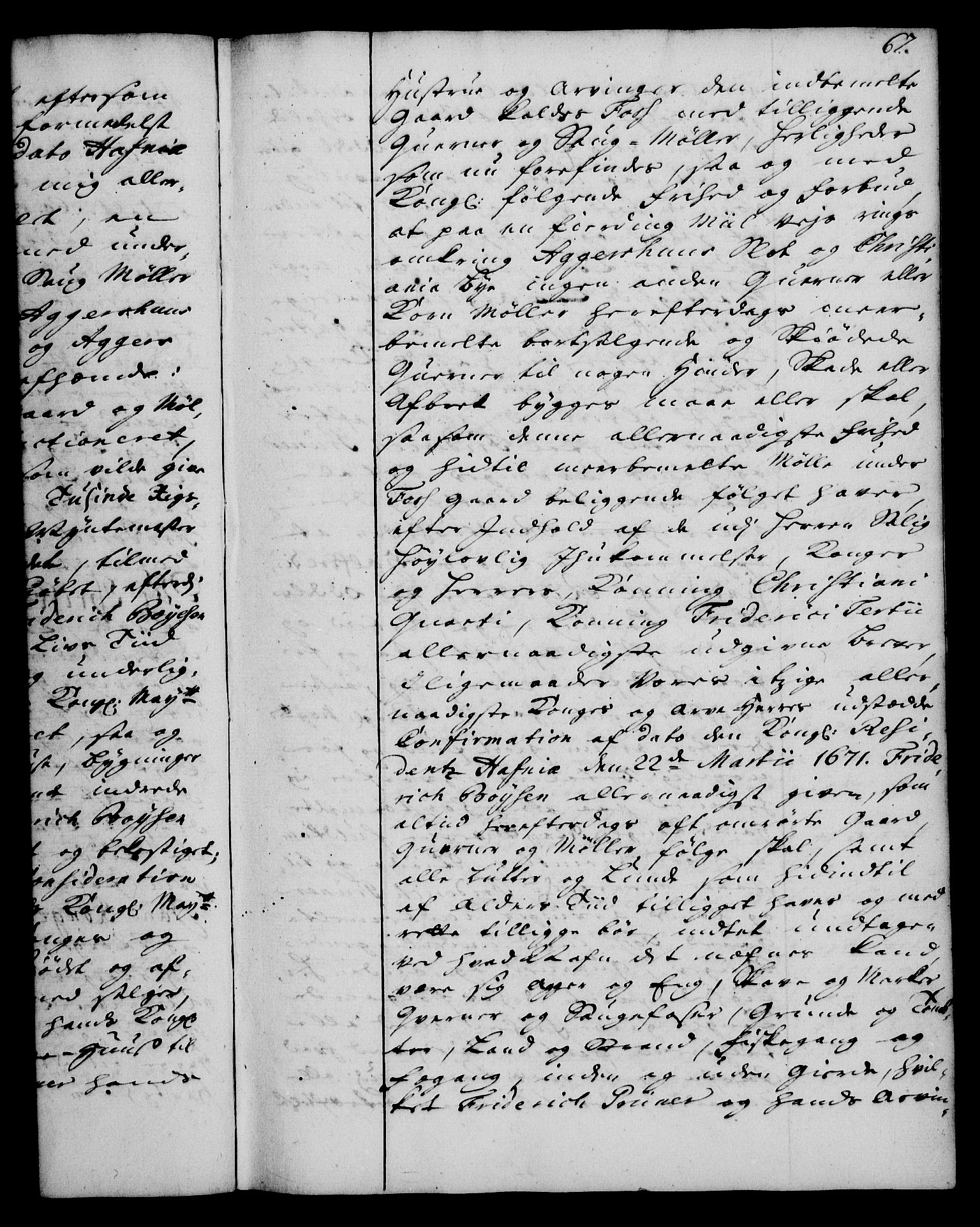 Rentekammeret, Kammerkanselliet, RA/EA-3111/G/Gg/Ggc/Ggca/L0001: Norsk konfirmasjonsekspedisjonsprotokoll med register (merket RK 53.23), 1746-1750, p. 67