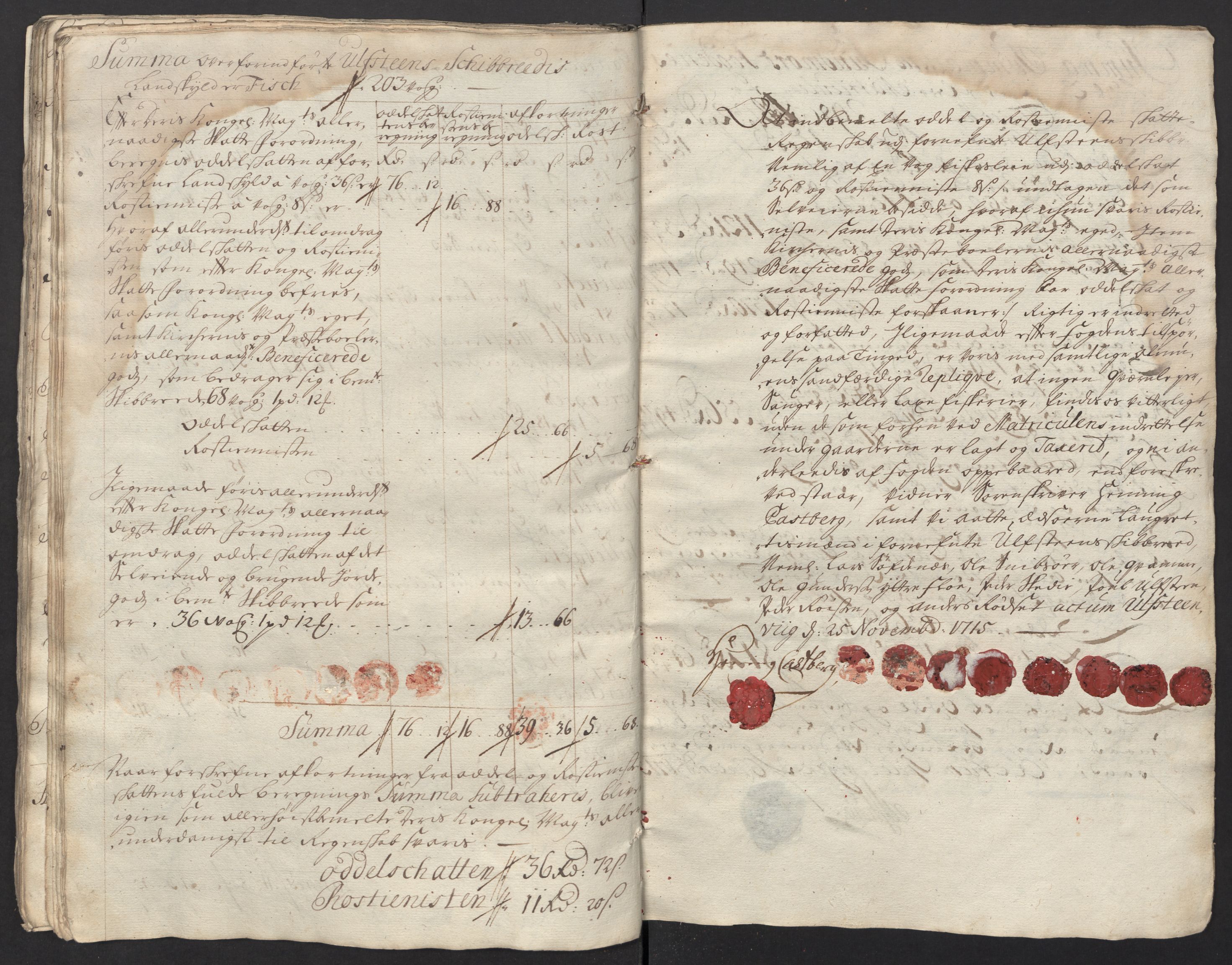 Rentekammeret inntil 1814, Reviderte regnskaper, Fogderegnskap, AV/RA-EA-4092/R54/L3567: Fogderegnskap Sunnmøre, 1715, p. 96