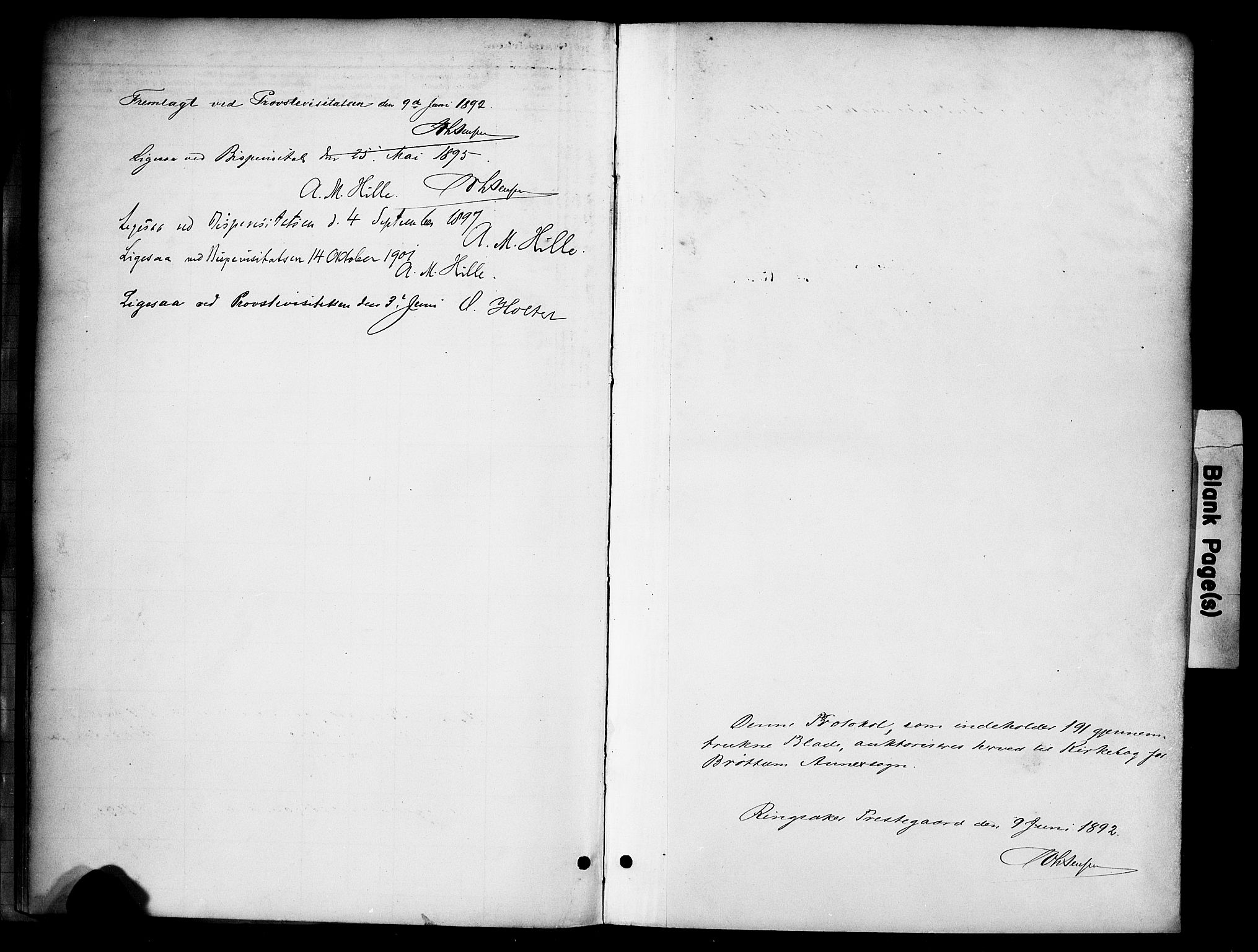 Ringsaker prestekontor, SAH/PREST-014/K/Ka/L0015: Parish register (official) no. 15, 1891-1904