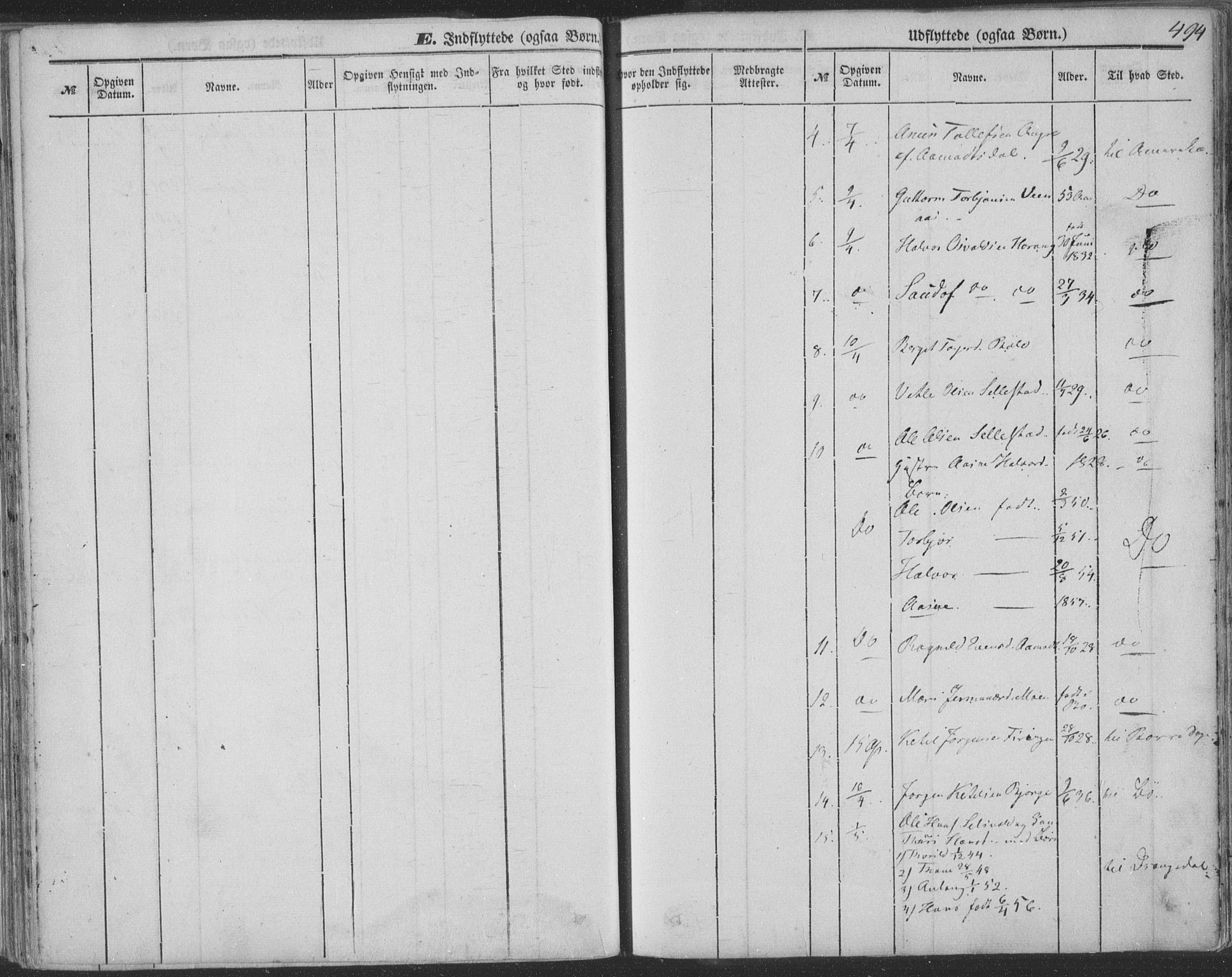 Seljord kirkebøker, AV/SAKO-A-20/F/Fa/L012b: Parish register (official) no. I 12B, 1850-1865, p. 494