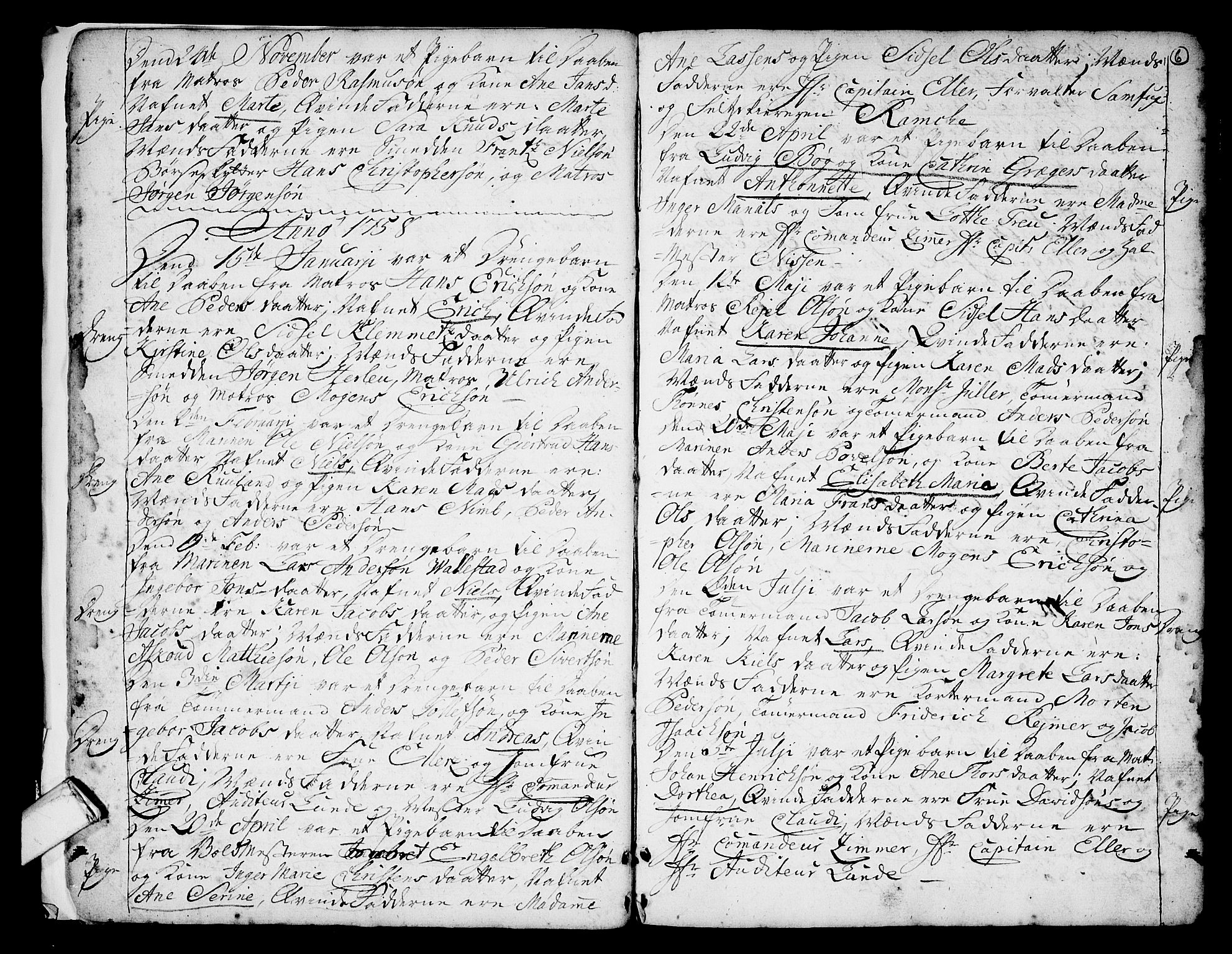Stavern kirkebøker, SAKO/A-318/F/Fa/L0001: Parish register (official) no. 1, 1756-1782, p. 6