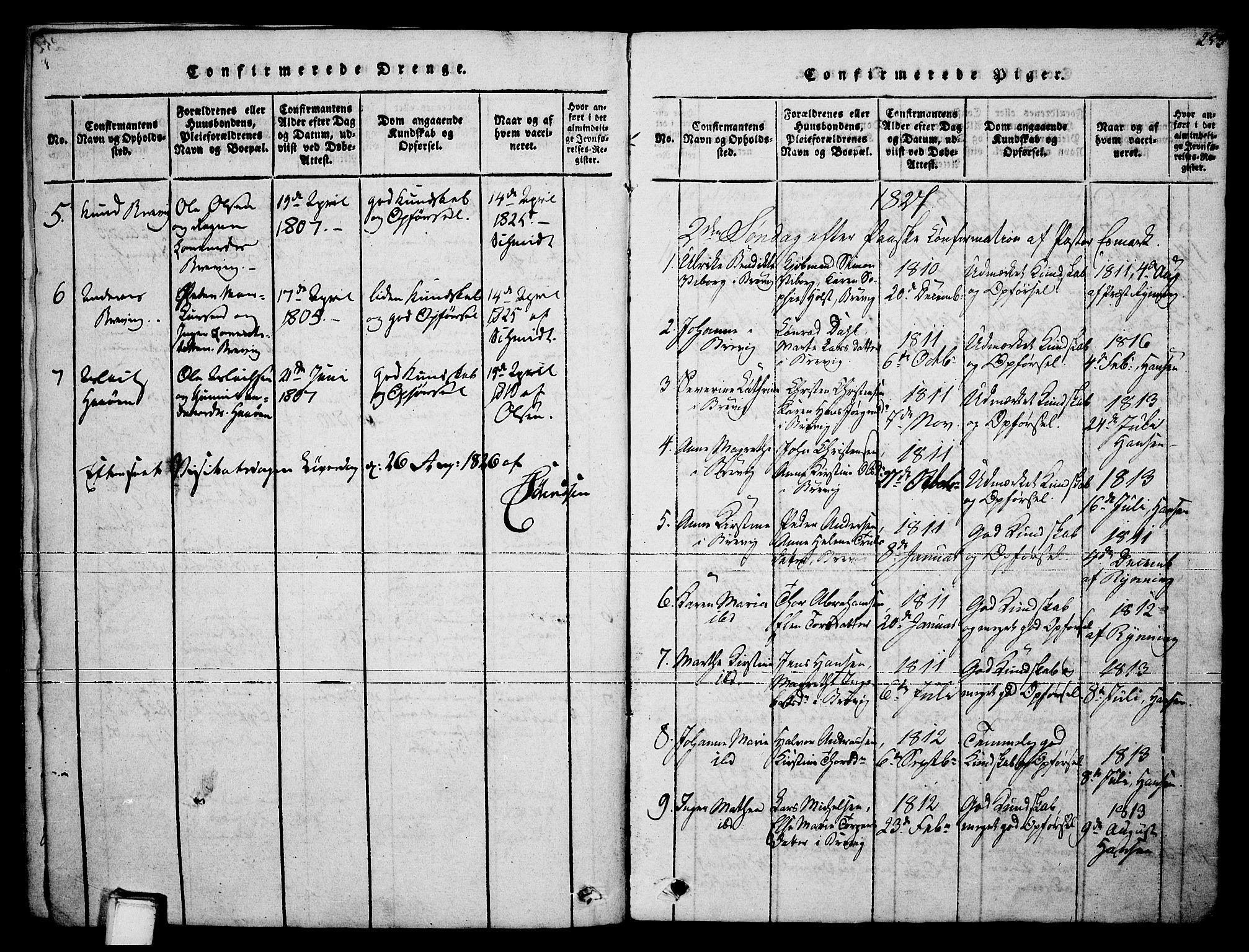 Brevik kirkebøker, AV/SAKO-A-255/F/Fa/L0004: Parish register (official) no. 4, 1814-1846, p. 253