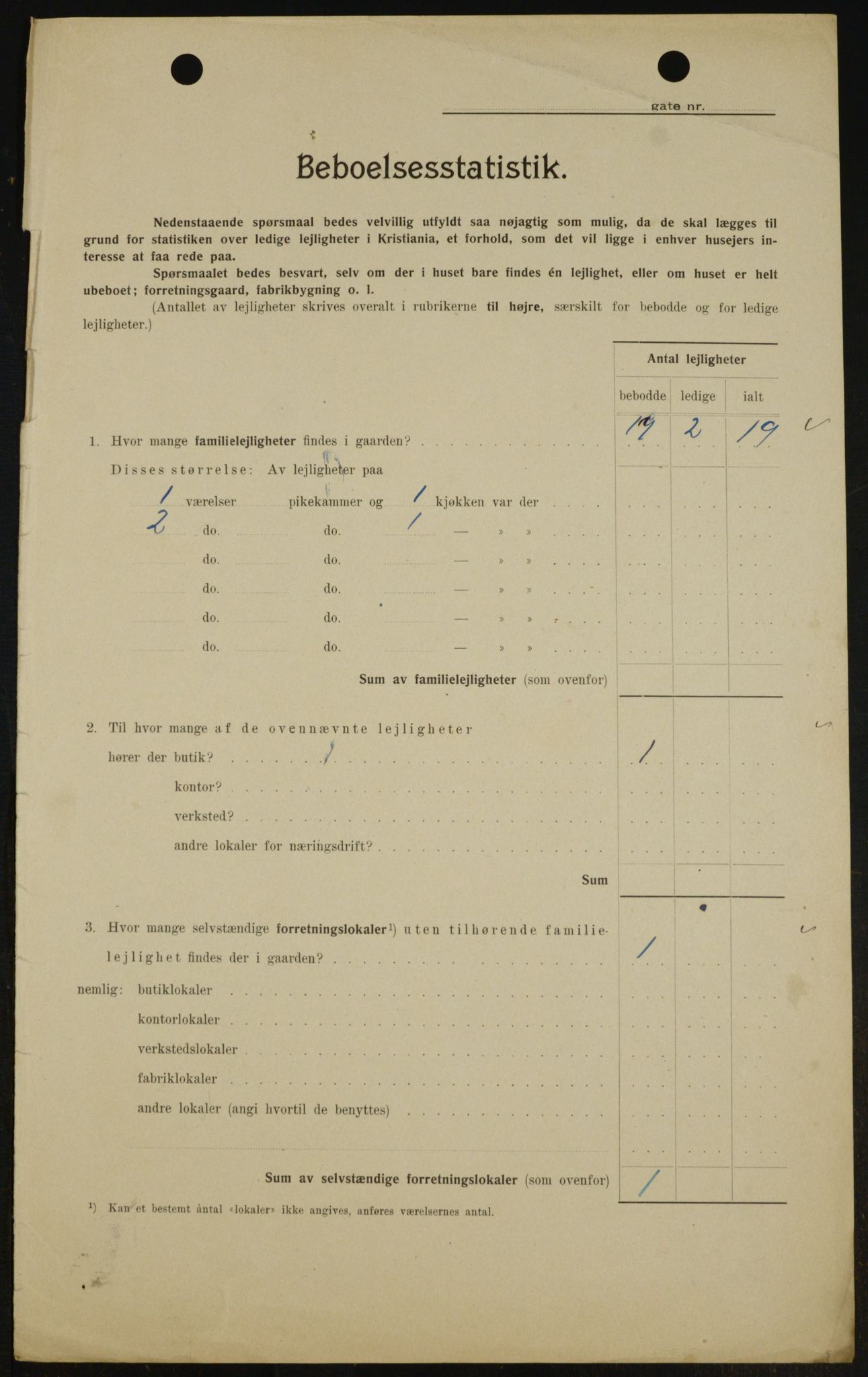 OBA, Municipal Census 1909 for Kristiania, 1909, p. 36380