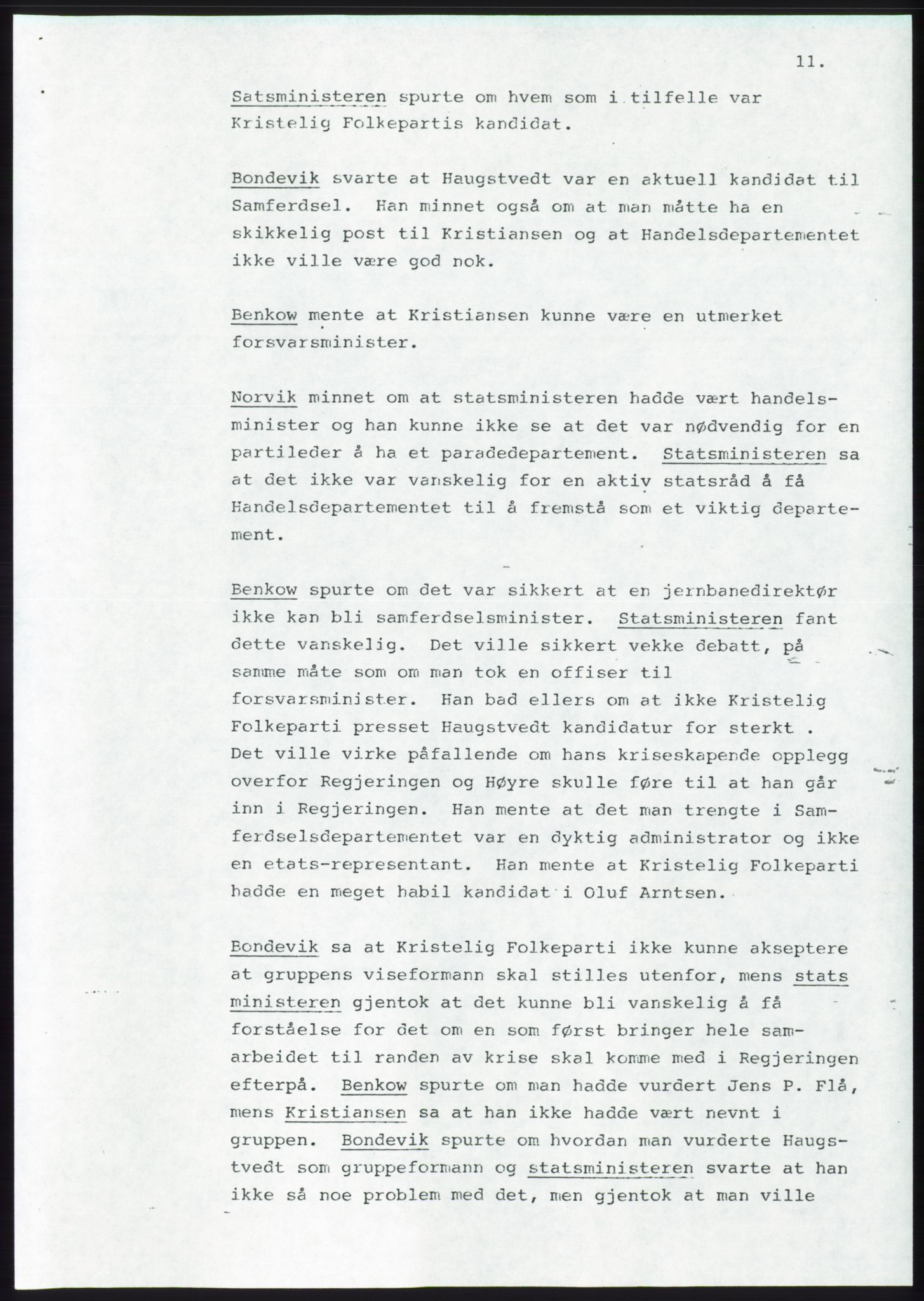 Forhandlingsmøtene 1983 mellom Høyre, KrF og Senterpartiet om dannelse av regjering, AV/RA-PA-0696/A/L0001: Forhandlingsprotokoll, 1983, p. 49