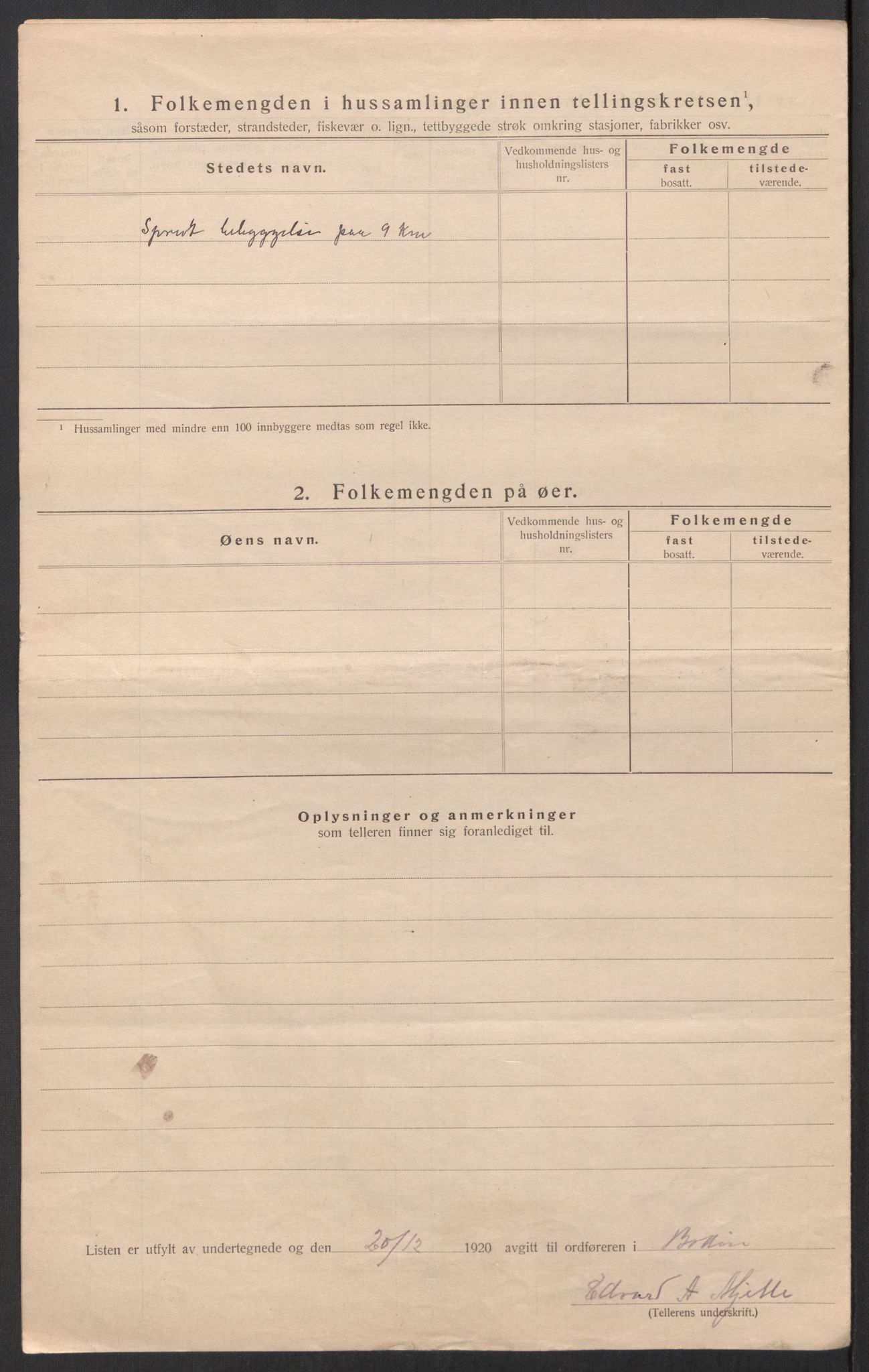 SAT, 1920 census for Bodin, 1920, p. 28