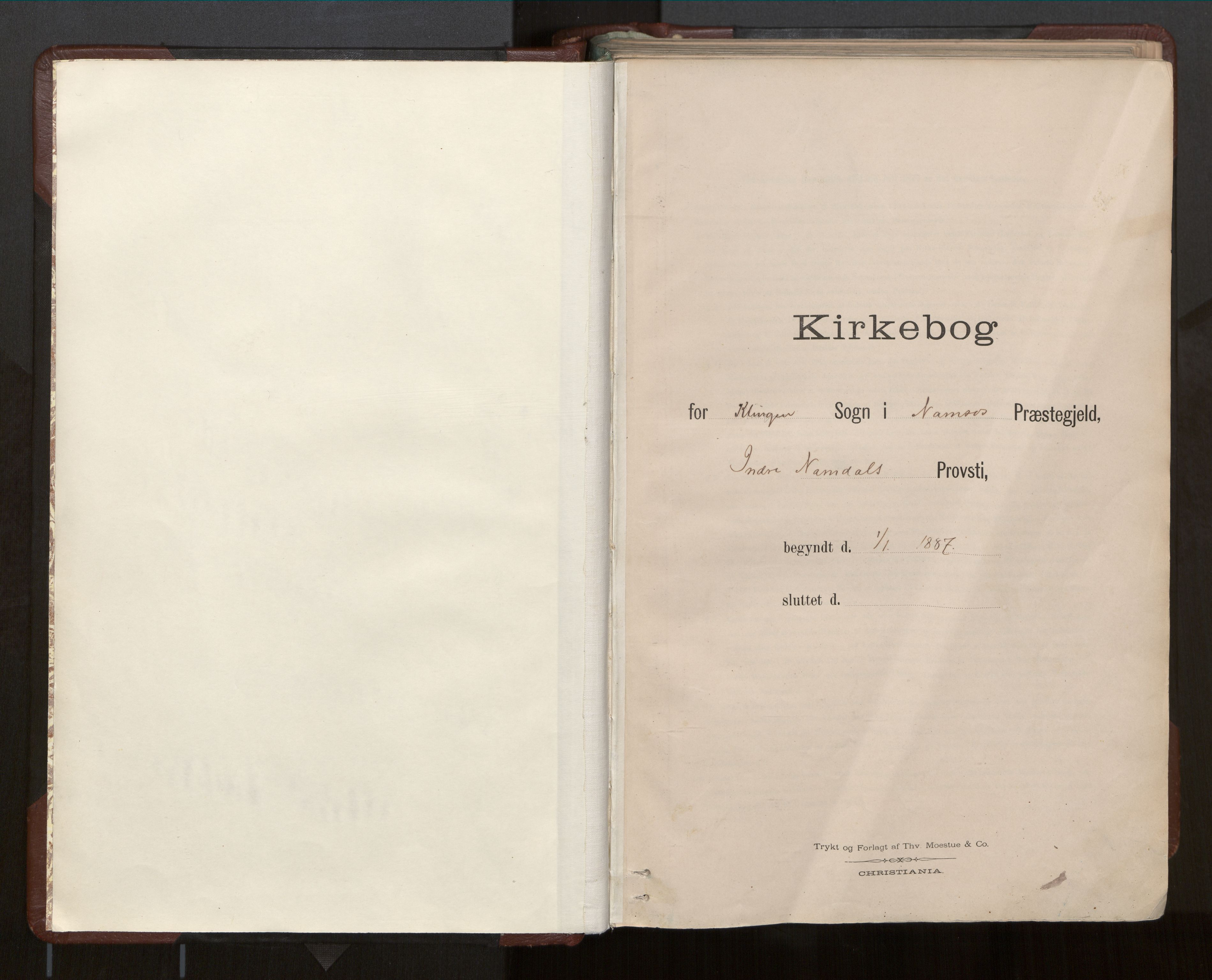 Ministerialprotokoller, klokkerbøker og fødselsregistre - Nord-Trøndelag, SAT/A-1458/770/L0589: Parish register (official) no. 770A03, 1887-1929
