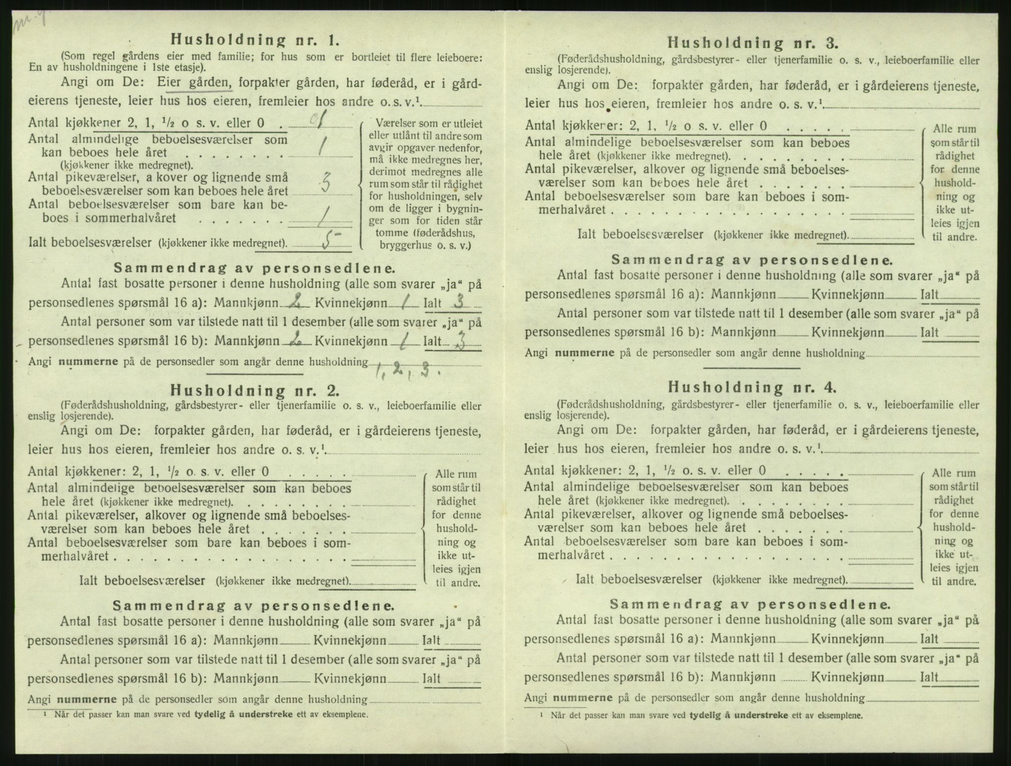 SAT, 1920 census for Leirfjord, 1920, p. 312