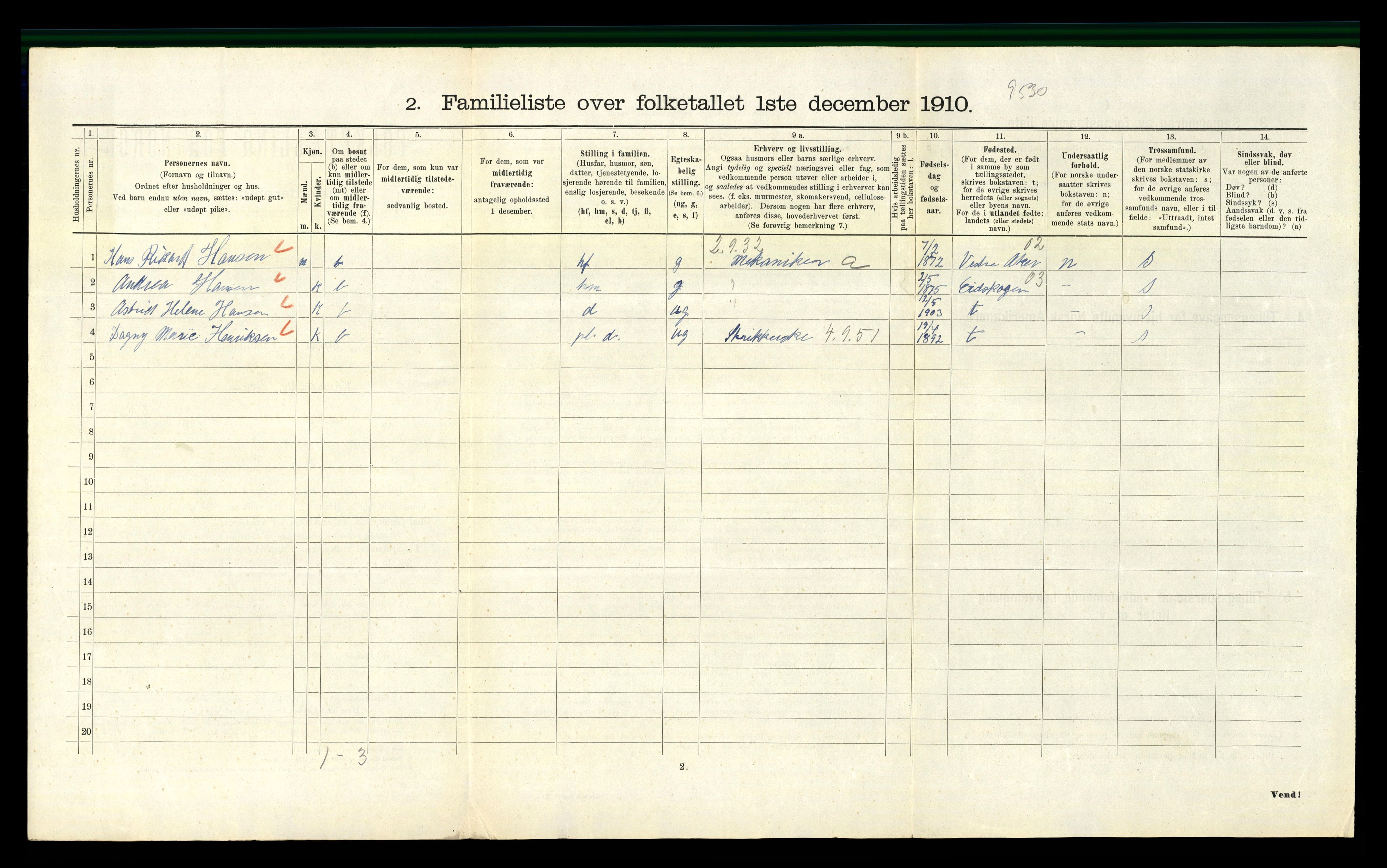 RA, 1910 census for Kristiania, 1910, p. 73962