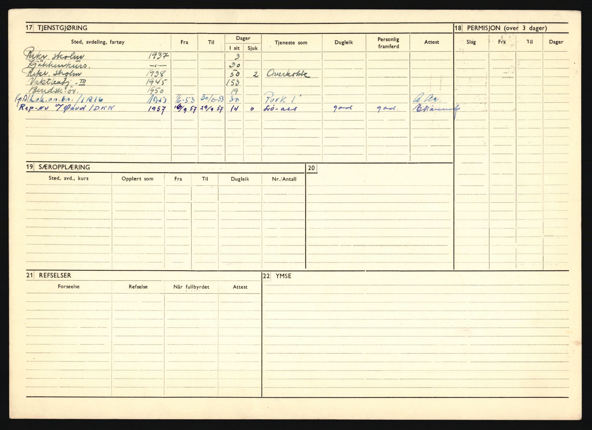 Forsvaret, Troms infanteriregiment nr. 16, AV/RA-RAFA-3146/P/Pa/L0020: Rulleblad for regimentets menige mannskaper, årsklasse 1936, 1936, p. 104