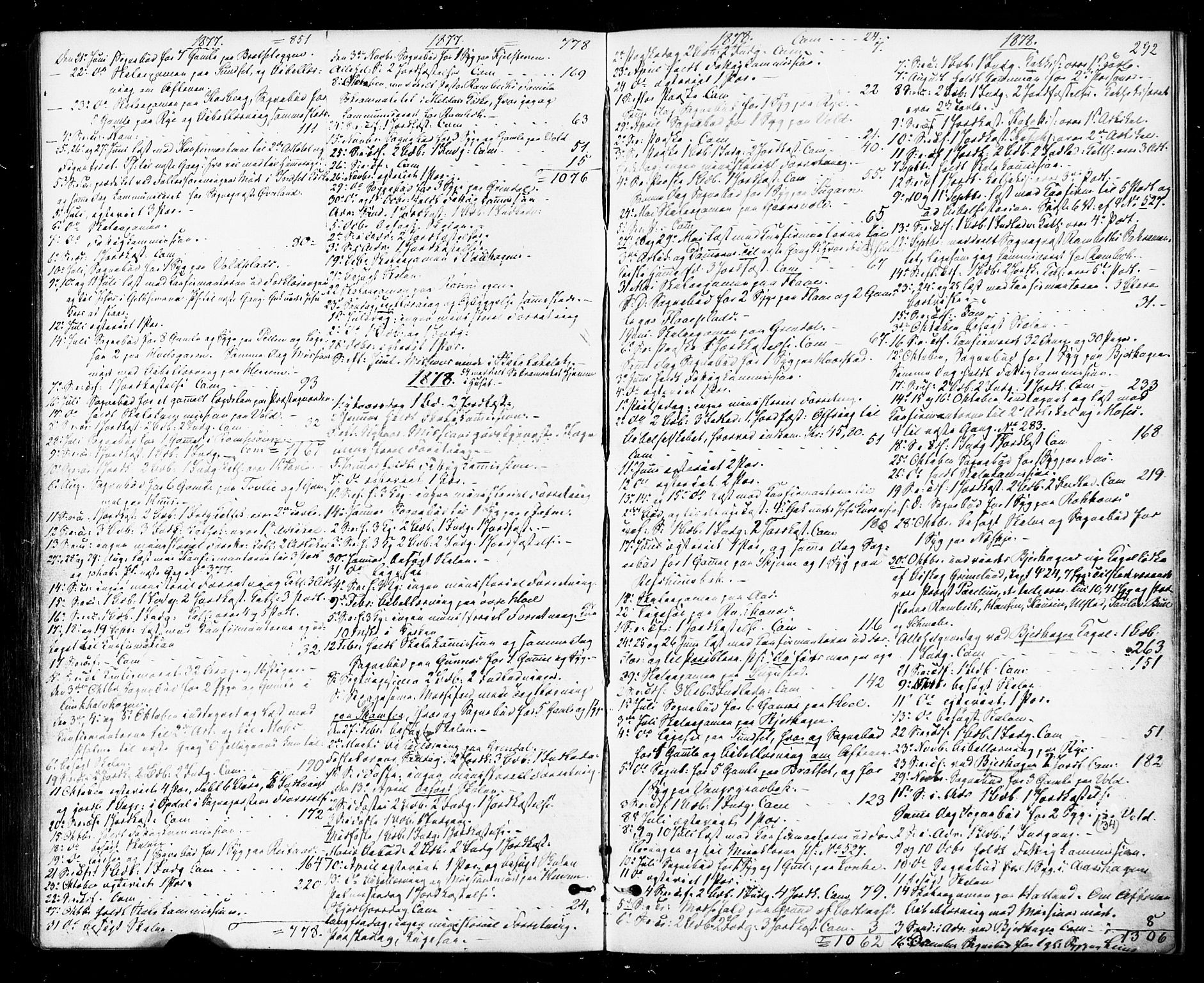 Ministerialprotokoller, klokkerbøker og fødselsregistre - Sør-Trøndelag, SAT/A-1456/674/L0870: Parish register (official) no. 674A02, 1861-1879, p. 292