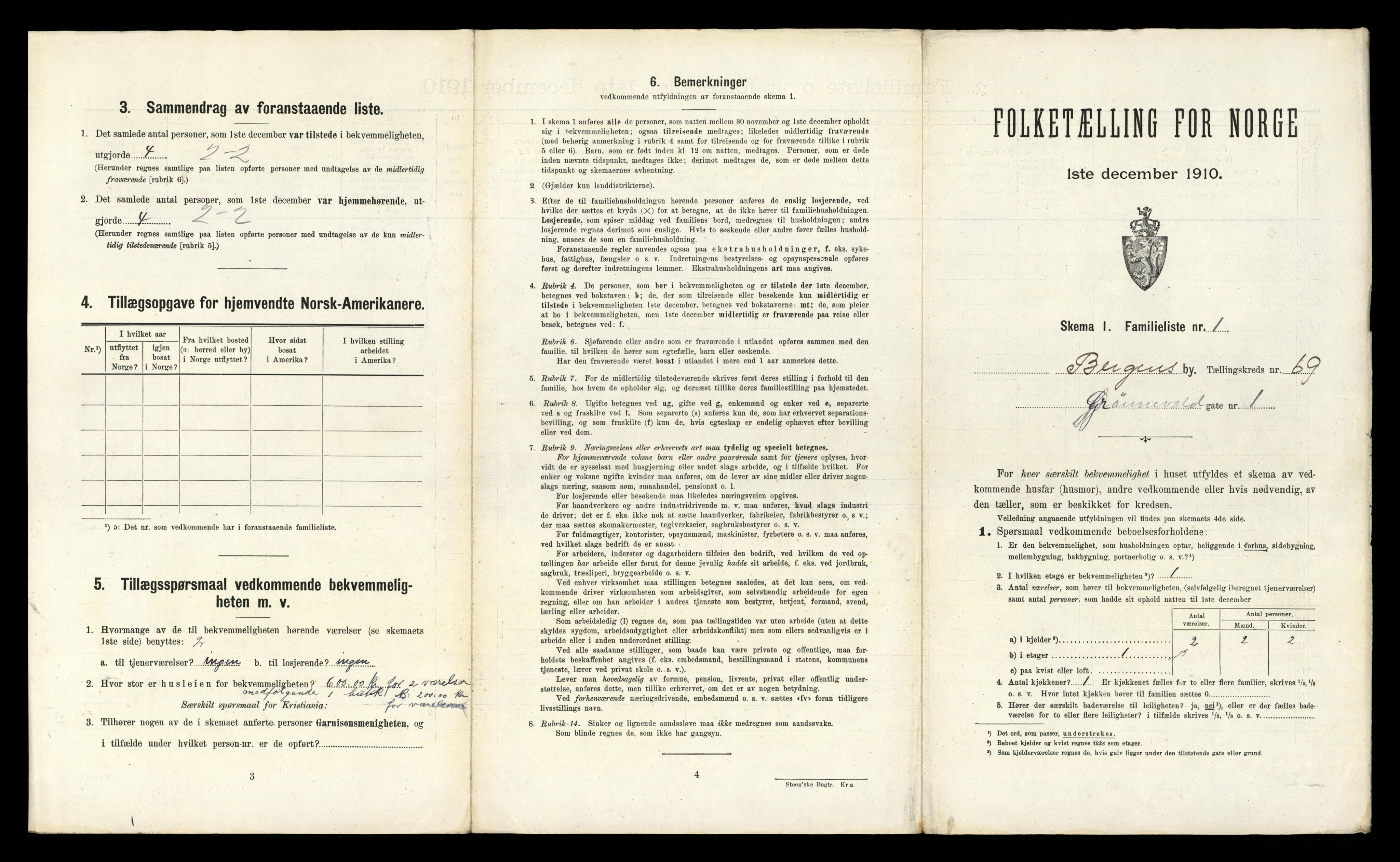 RA, 1910 census for Bergen, 1910, p. 23775