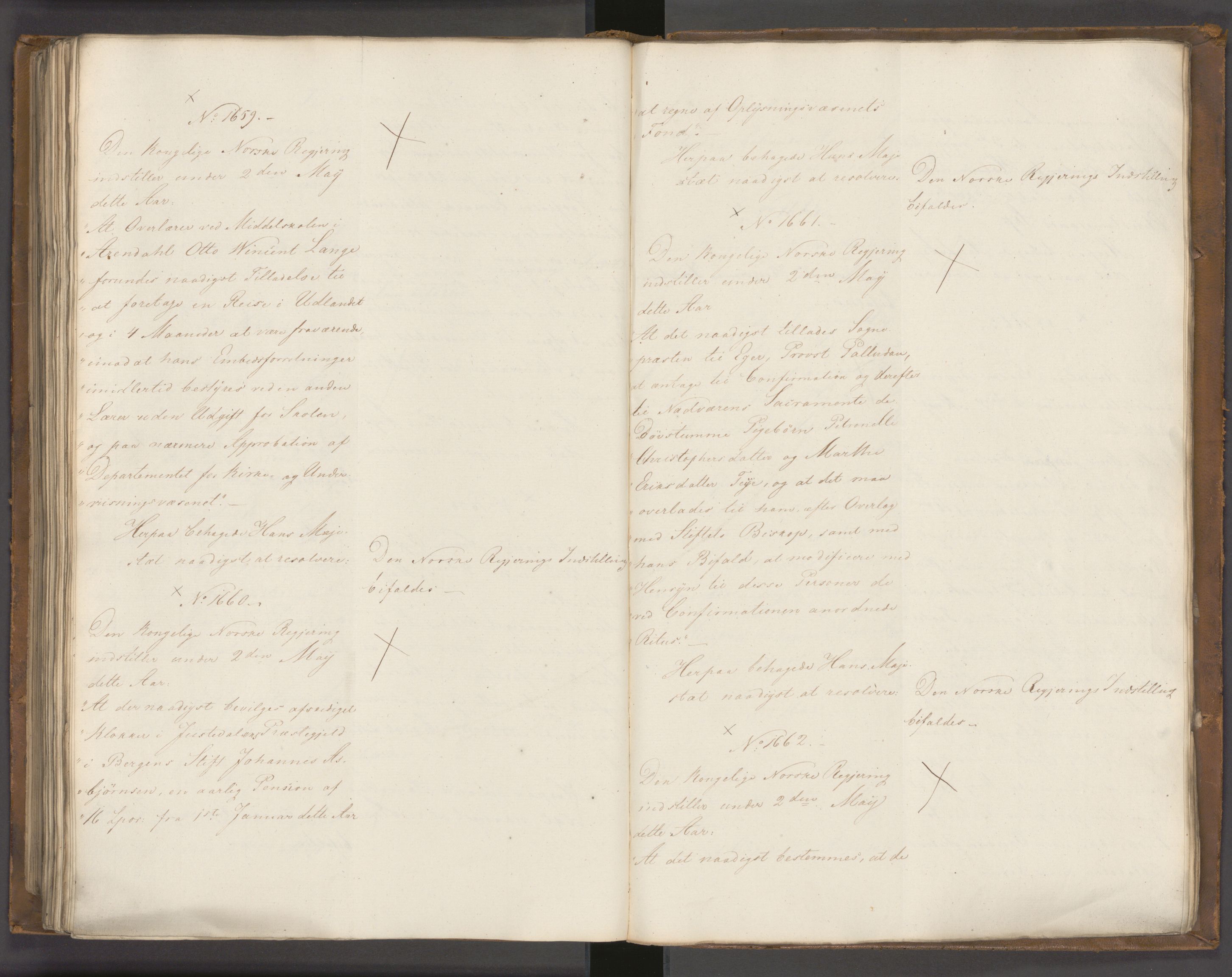Statsrådssekretariatet, AV/RA-S-1001/A/Ab/L0022: Kgl. res. nr. 1210-1721, 1. halvår, 1826