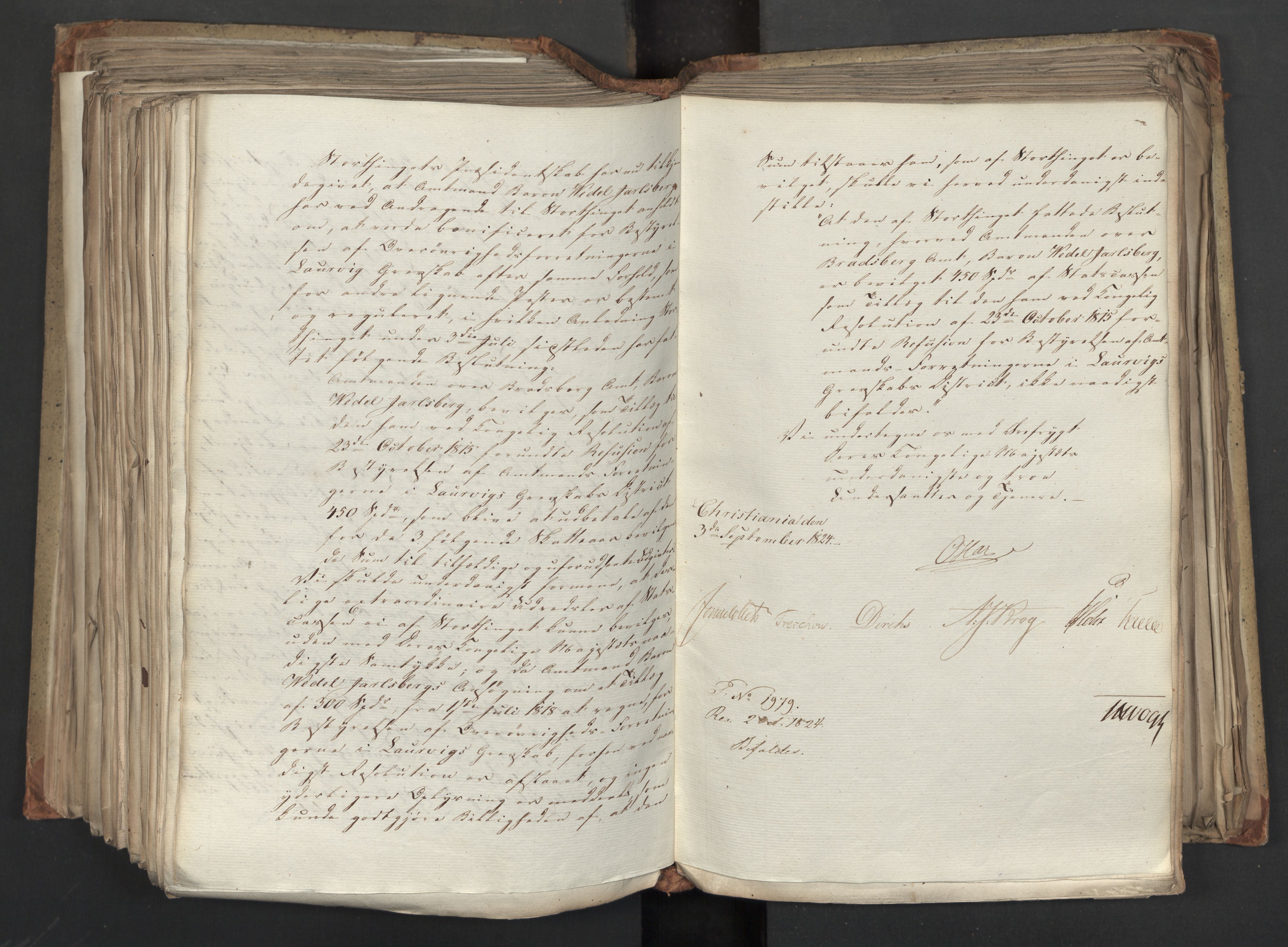 Statsrådsavdelingen i Stockholm, AV/RA-S-1003/D/Da/L0039: Regjeringsinnstillinger nr. 1661-1946, 1824, p. 482
