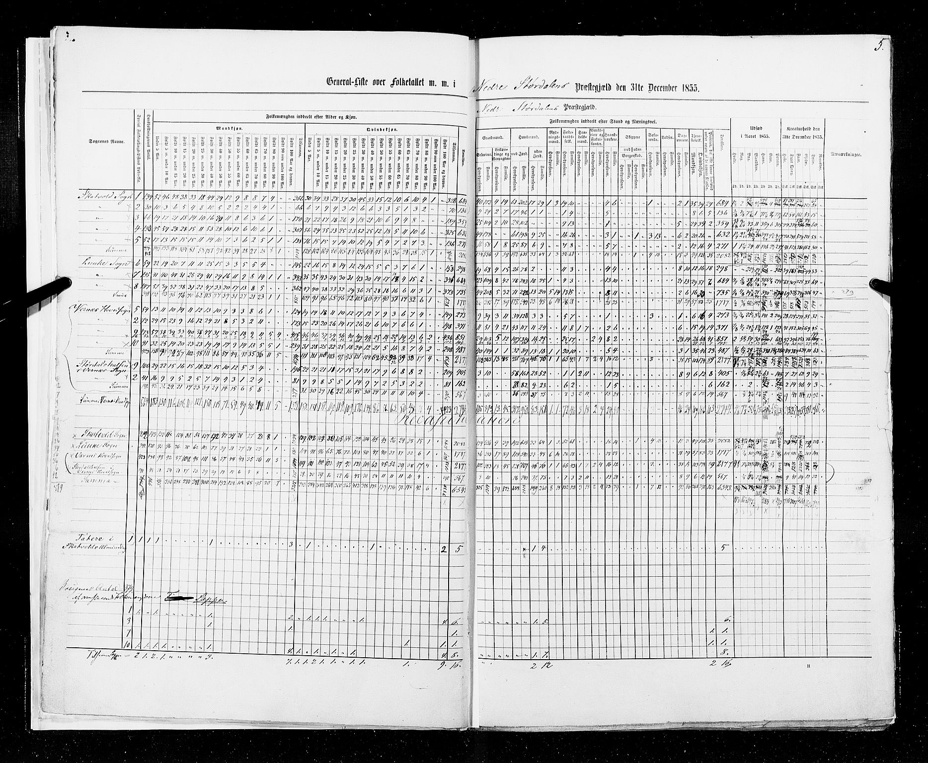 RA, Census 1855, vol. 6A: Nordre Trondhjem amt og Nordland amt, 1855, p. 5