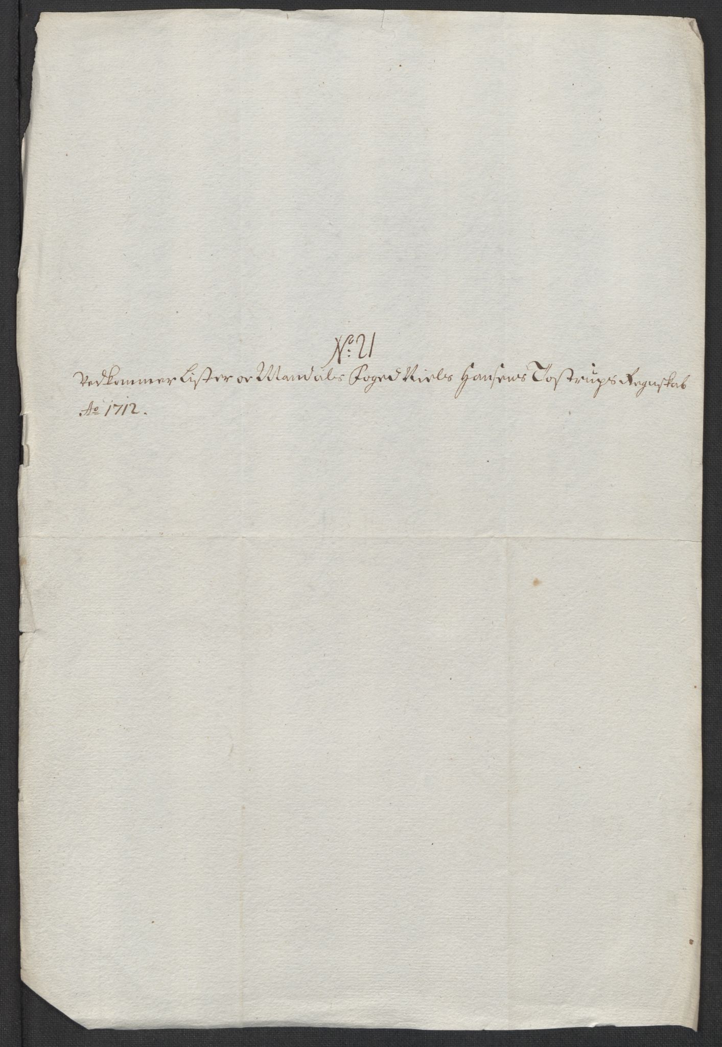 Rentekammeret inntil 1814, Reviderte regnskaper, Fogderegnskap, RA/EA-4092/R43/L2555: Fogderegnskap Lista og Mandal, 1712, p. 216