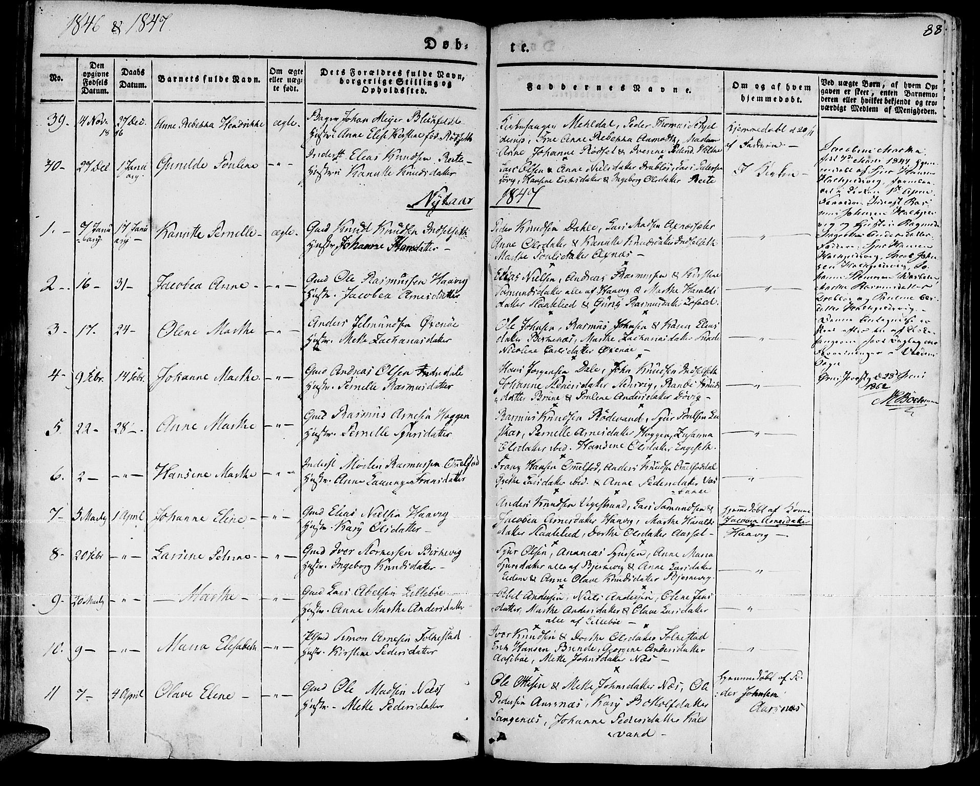 Ministerialprotokoller, klokkerbøker og fødselsregistre - Møre og Romsdal, AV/SAT-A-1454/511/L0139: Parish register (official) no. 511A06, 1831-1850, p. 88