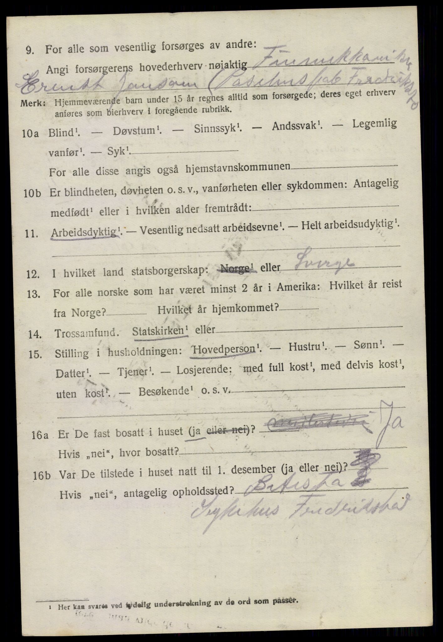 SAO, 1920 census for Rygge, 1920, p. 2950