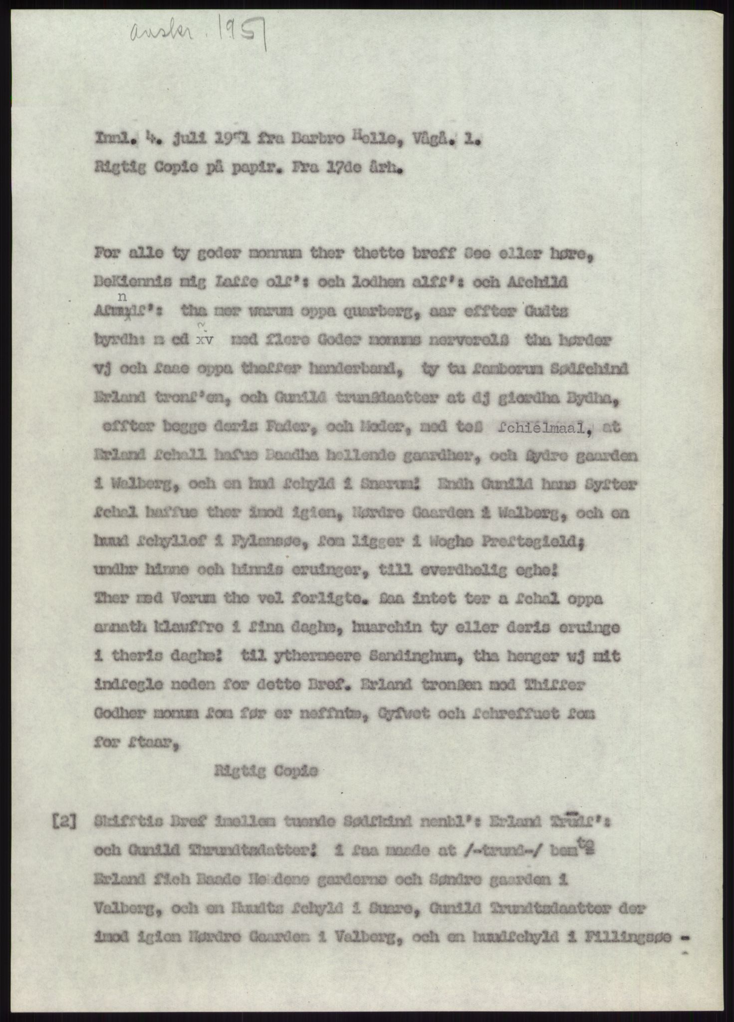 Samlinger til kildeutgivelse, Diplomavskriftsamlingen, RA/EA-4053/H/Ha, p. 2900