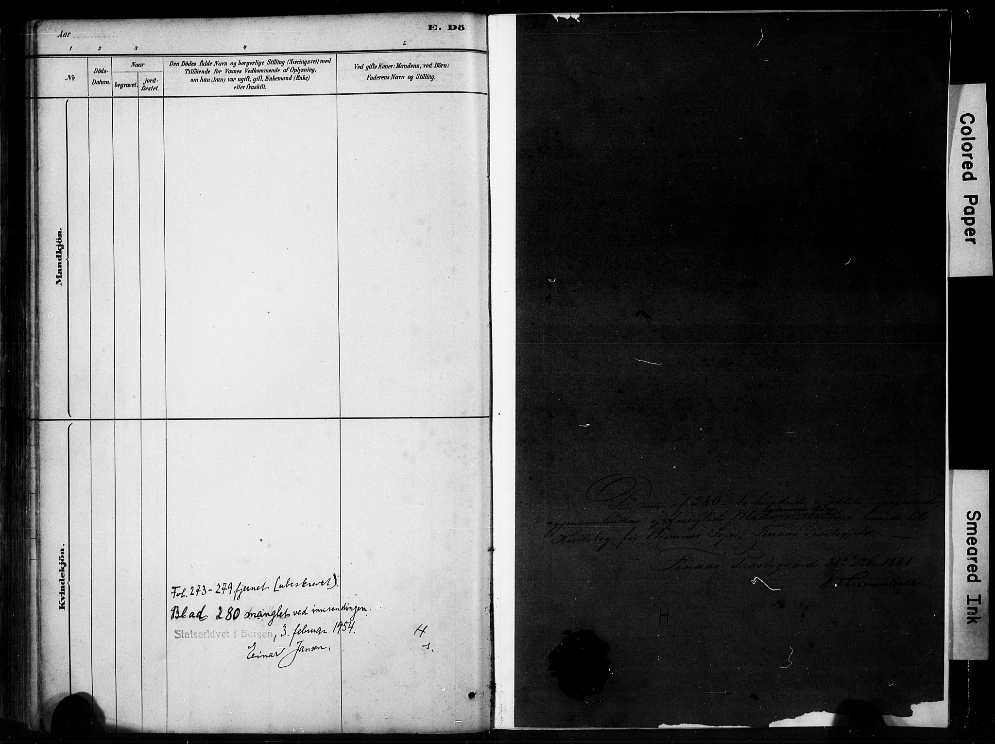 Finnås sokneprestembete, AV/SAB-A-99925/H/Ha/Hab/Habb/L0003: Parish register (copy) no. B 3, 1882-1897