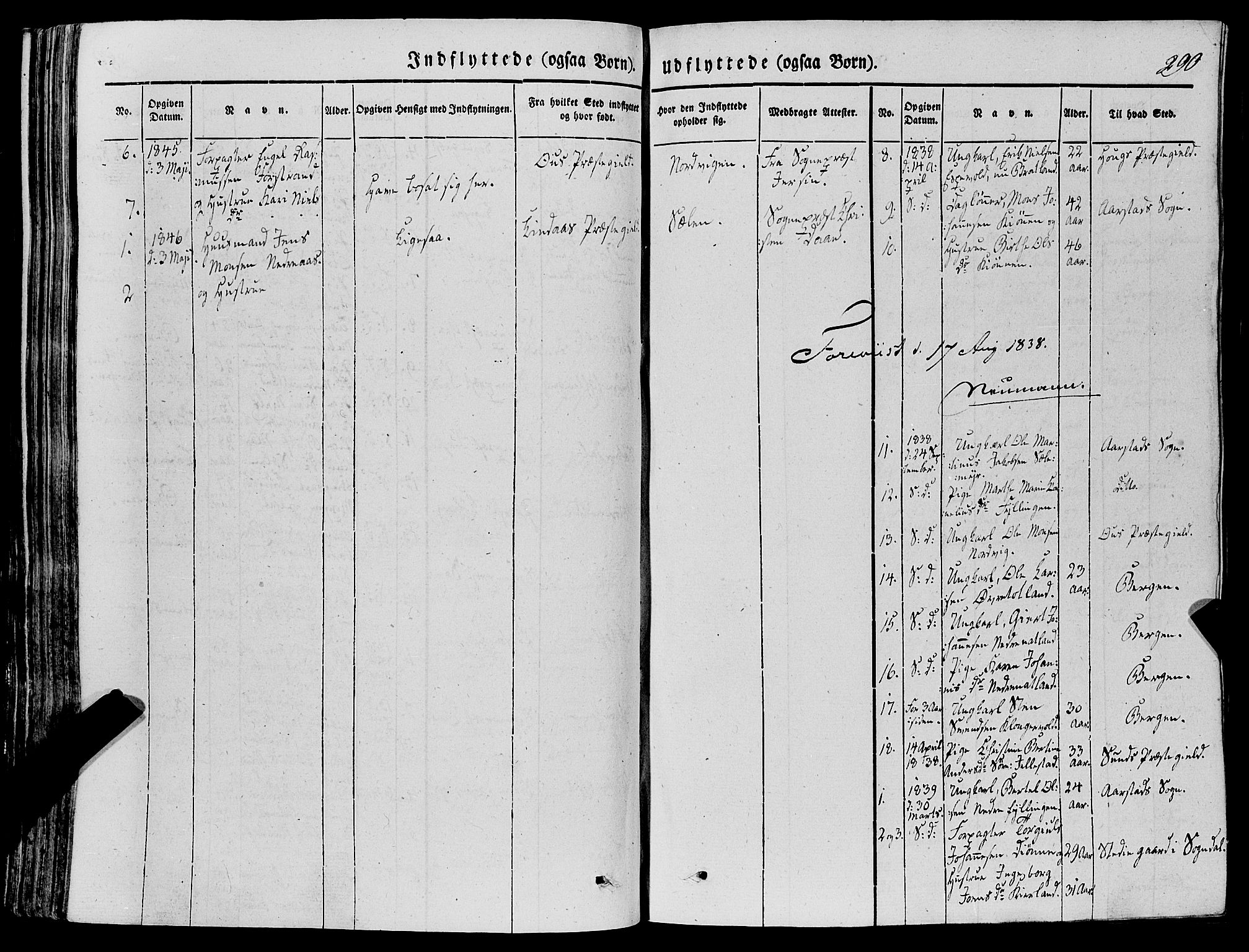 Fana Sokneprestembete, AV/SAB-A-75101/H/Haa/Haaa/L0008: Parish register (official) no. A 8, 1829-1851, p. 290