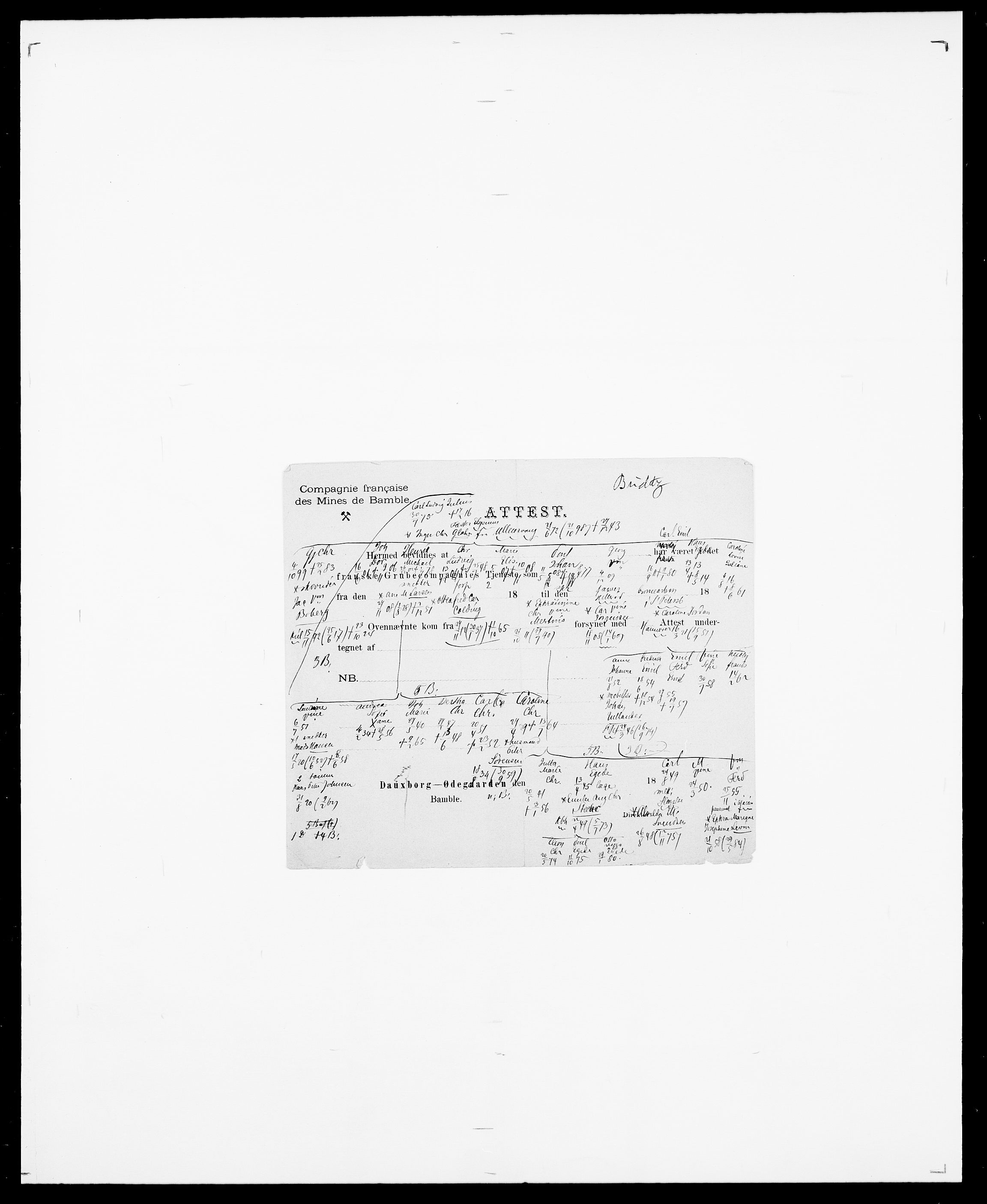 Delgobe, Charles Antoine - samling, AV/SAO-PAO-0038/D/Da/L0007: Buaas - Caphengst, p. 144