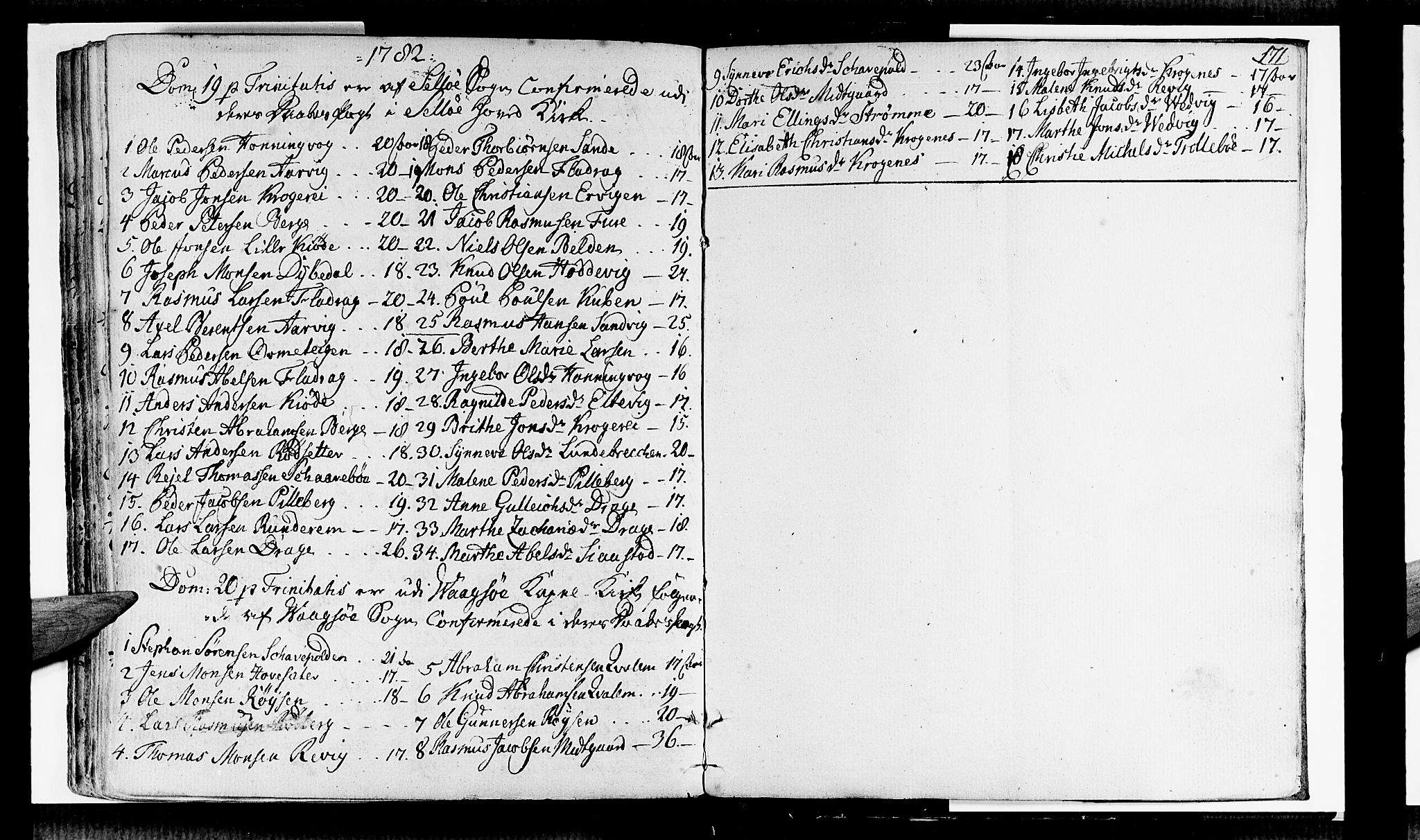 Selje sokneprestembete, SAB/A-99938/H/Ha/Haa/Haaa: Parish register (official) no. A 5, 1760-1782, p. 171