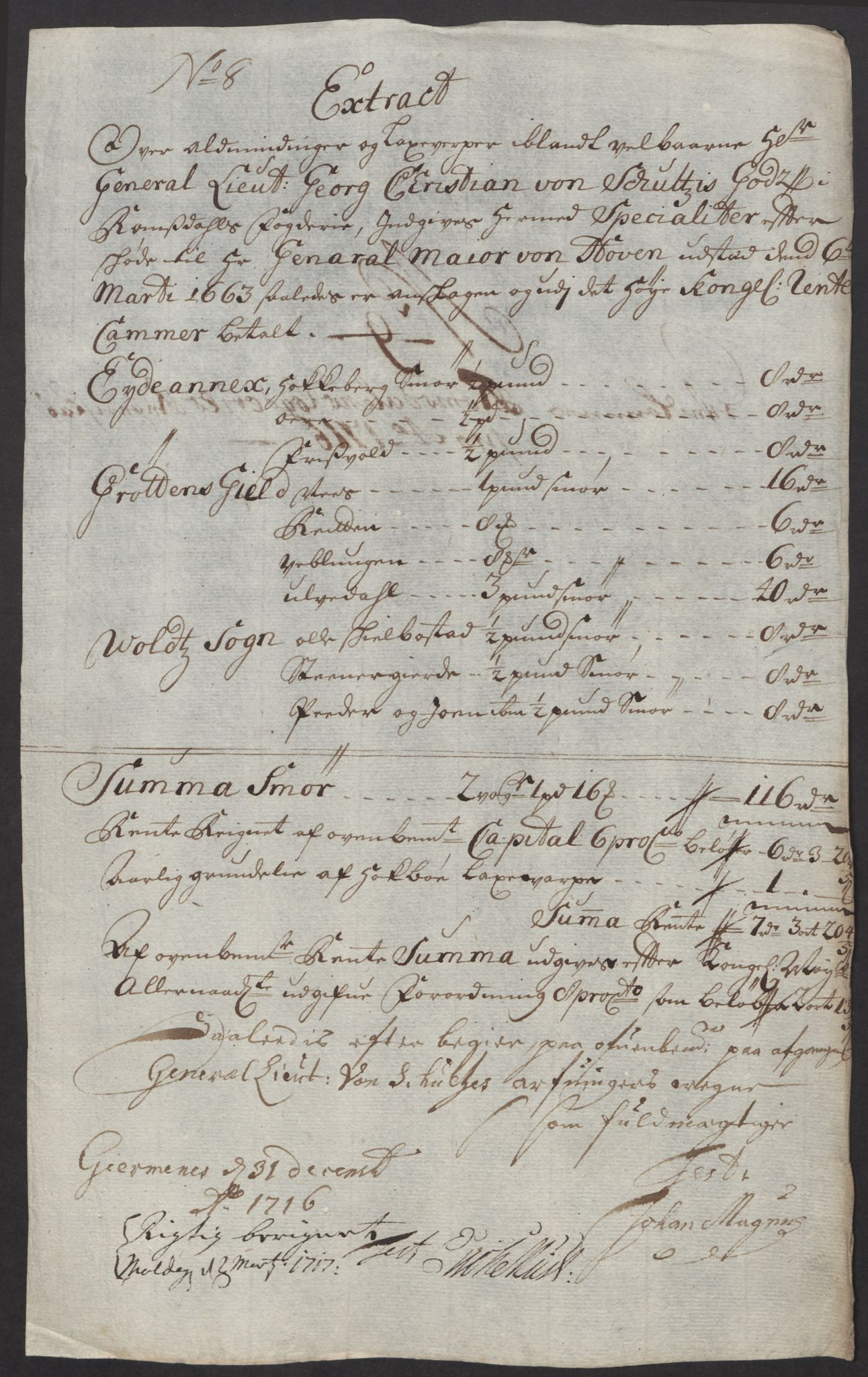 Rentekammeret inntil 1814, Reviderte regnskaper, Fogderegnskap, RA/EA-4092/R55/L3663: Fogderegnskap Romsdal, 1715-1716, p. 360