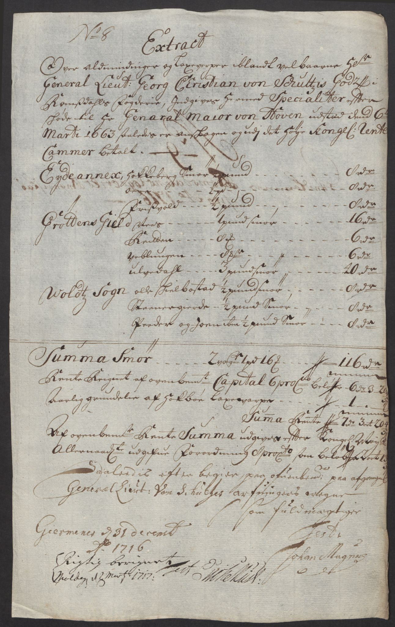 Rentekammeret inntil 1814, Reviderte regnskaper, Fogderegnskap, AV/RA-EA-4092/R55/L3663: Fogderegnskap Romsdal, 1715-1716, p. 360