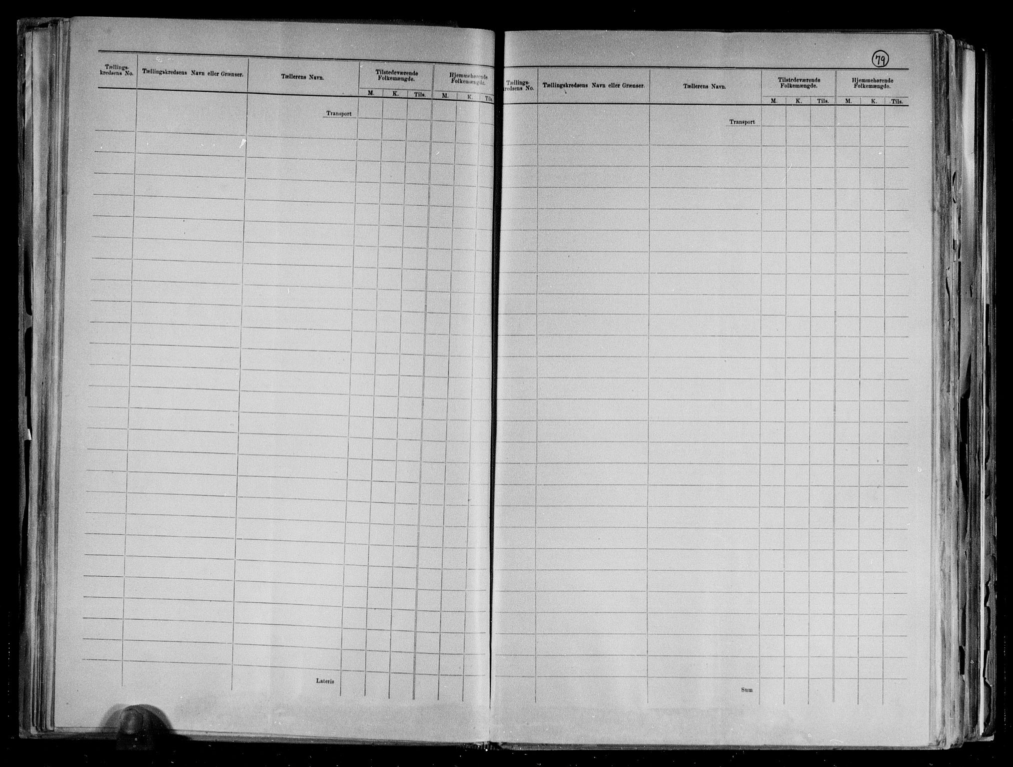 RA, 1891 census for 0905 Lillesand, 1891, p. 3