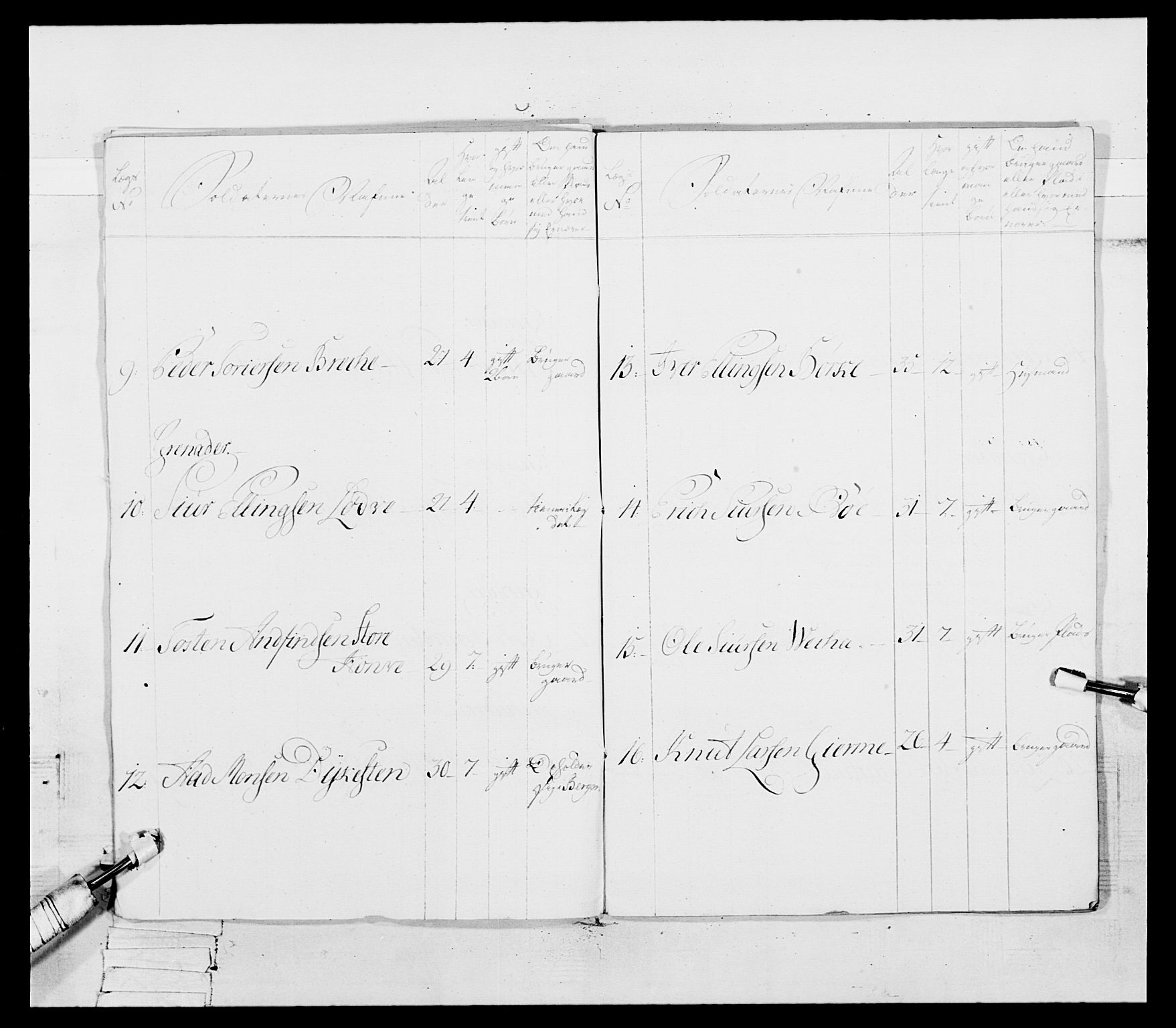 Generalitets- og kommissariatskollegiet, Det kongelige norske kommissariatskollegium, AV/RA-EA-5420/E/Eh/L0092: 2. Bergenhusiske nasjonale infanteriregiment, 1769-1771, p. 304