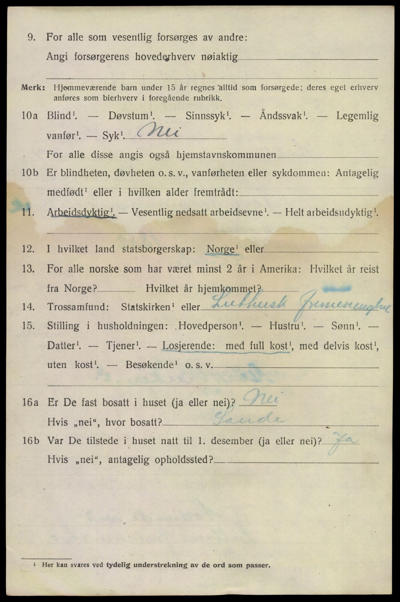 SAKO, 1920 census for Holla, 1920, p. 5038