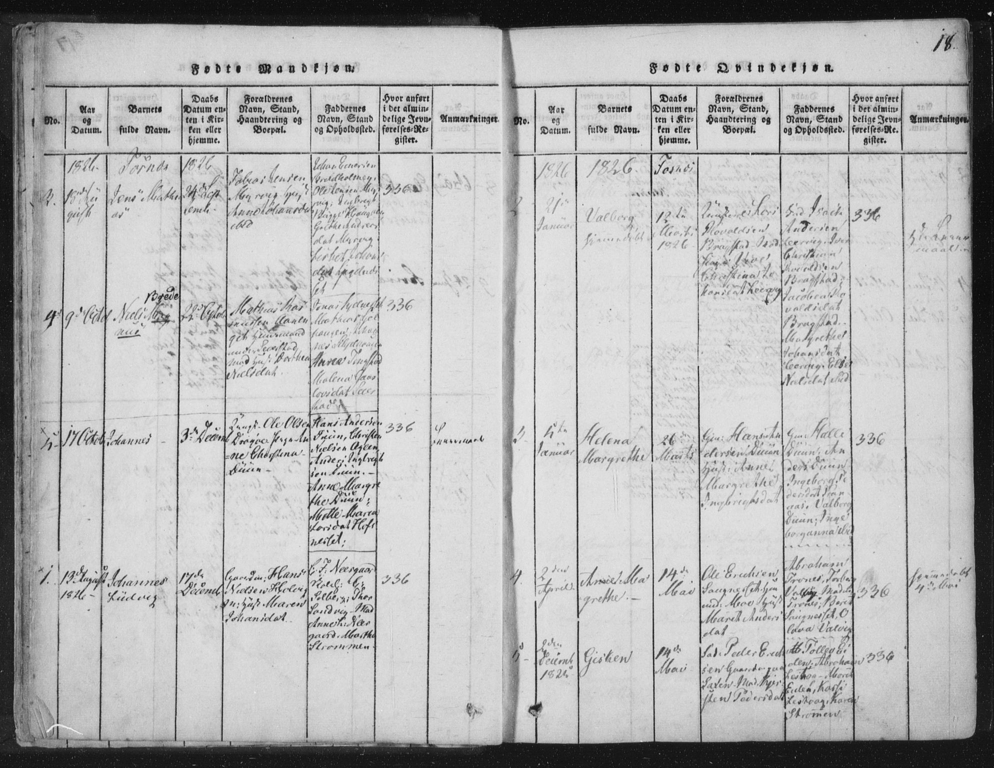 Ministerialprotokoller, klokkerbøker og fødselsregistre - Nord-Trøndelag, SAT/A-1458/773/L0609: Parish register (official) no. 773A03 /1, 1815-1830, p. 18